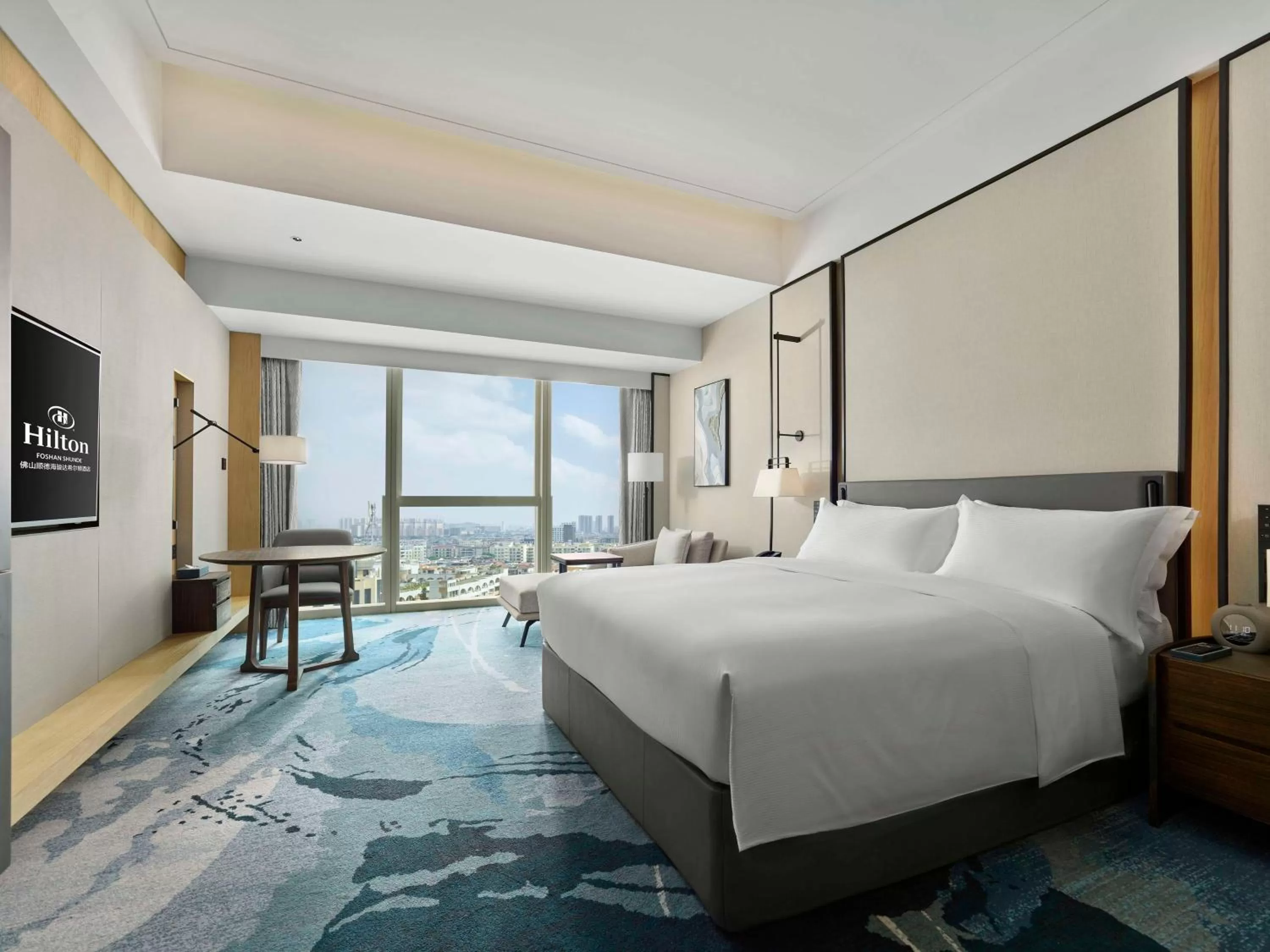 Bed in Hilton Foshan Shunde