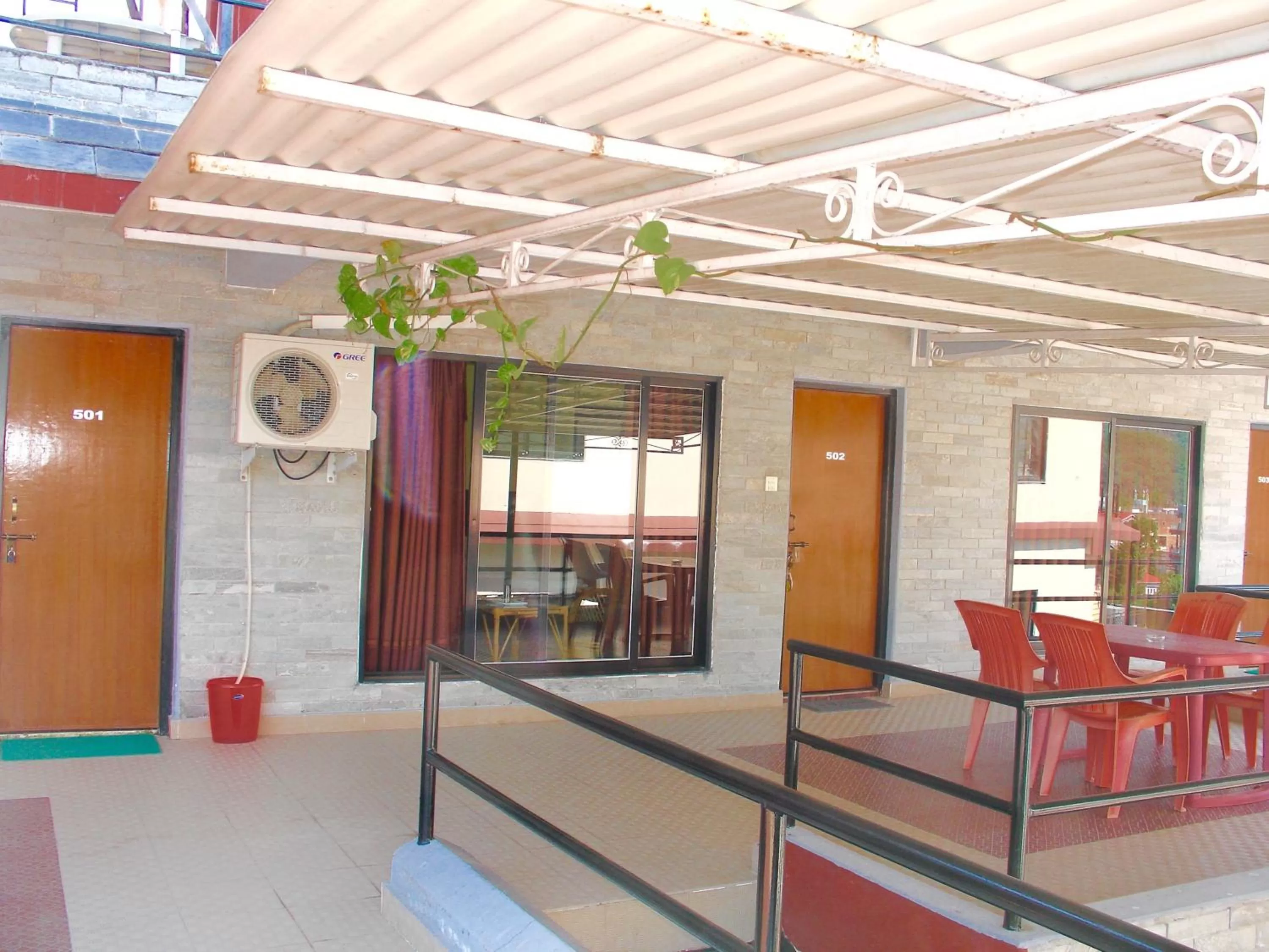 Patio in The North Face Inn