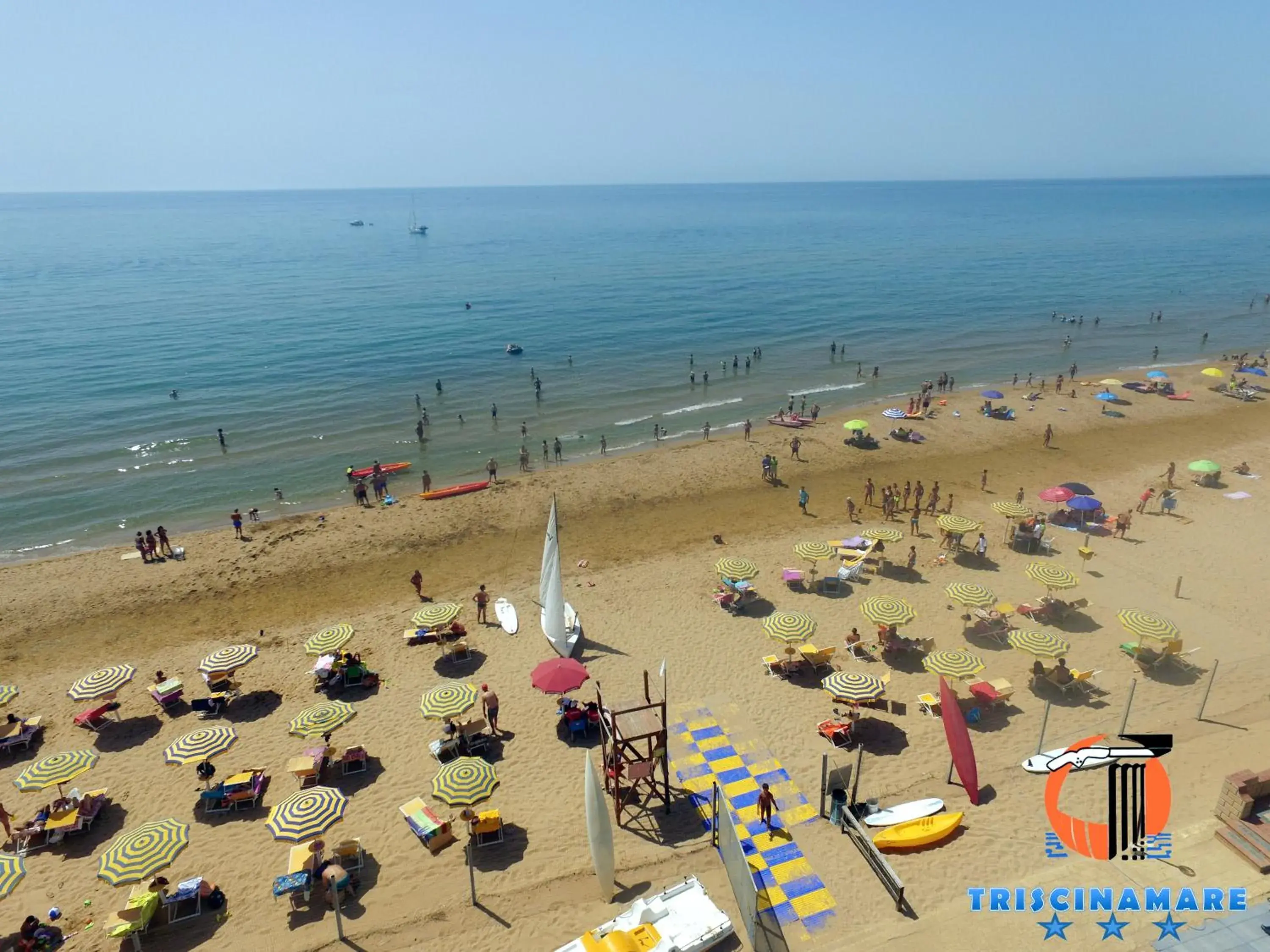 Beach in Triscinamare Hotel Residence