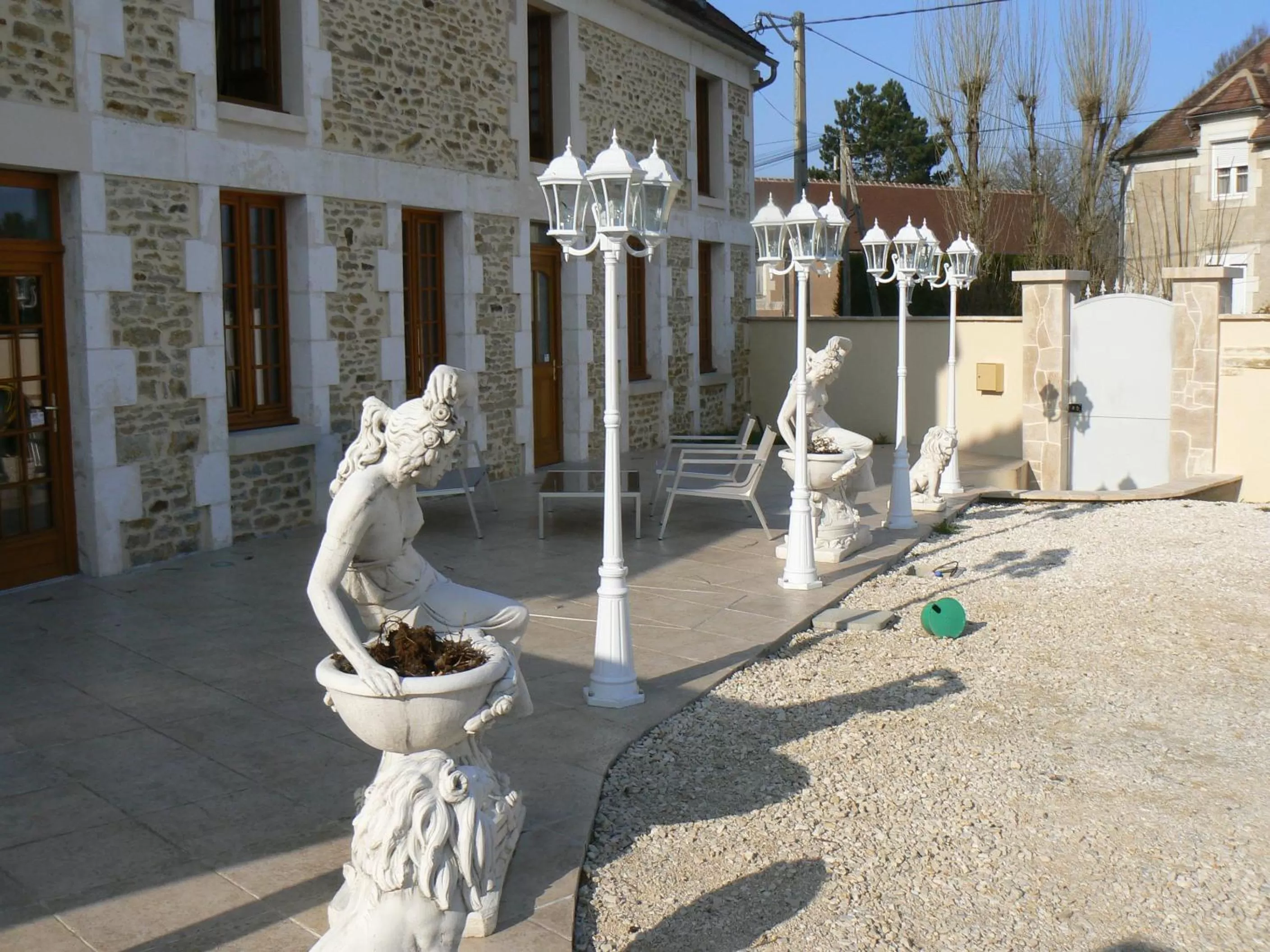Decorative detail in Le Manoir des Chapelles
