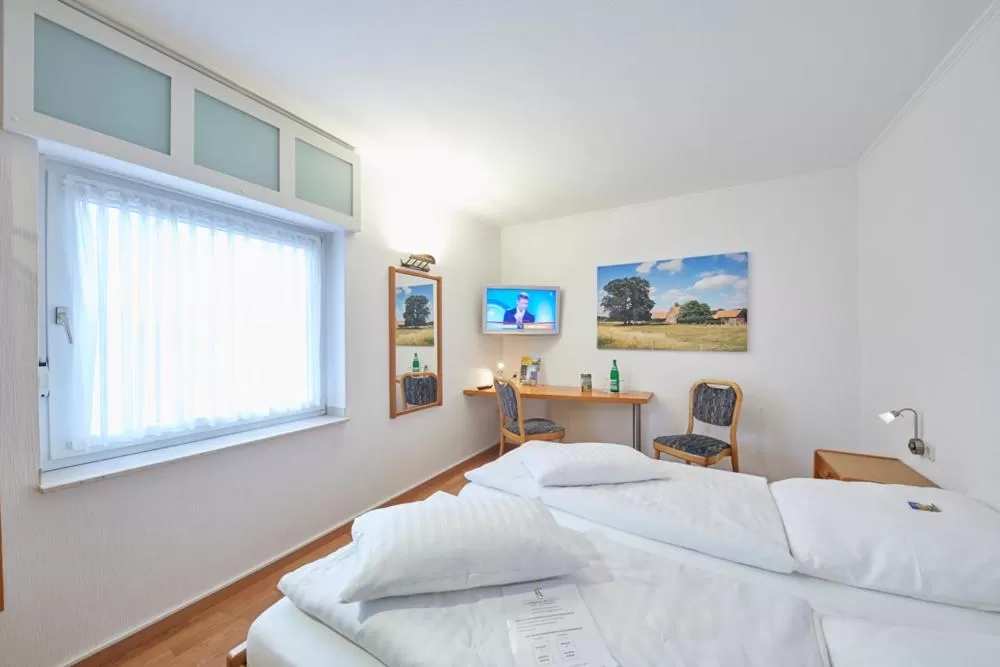 Bed in Hotel Restaurant Clemens-August