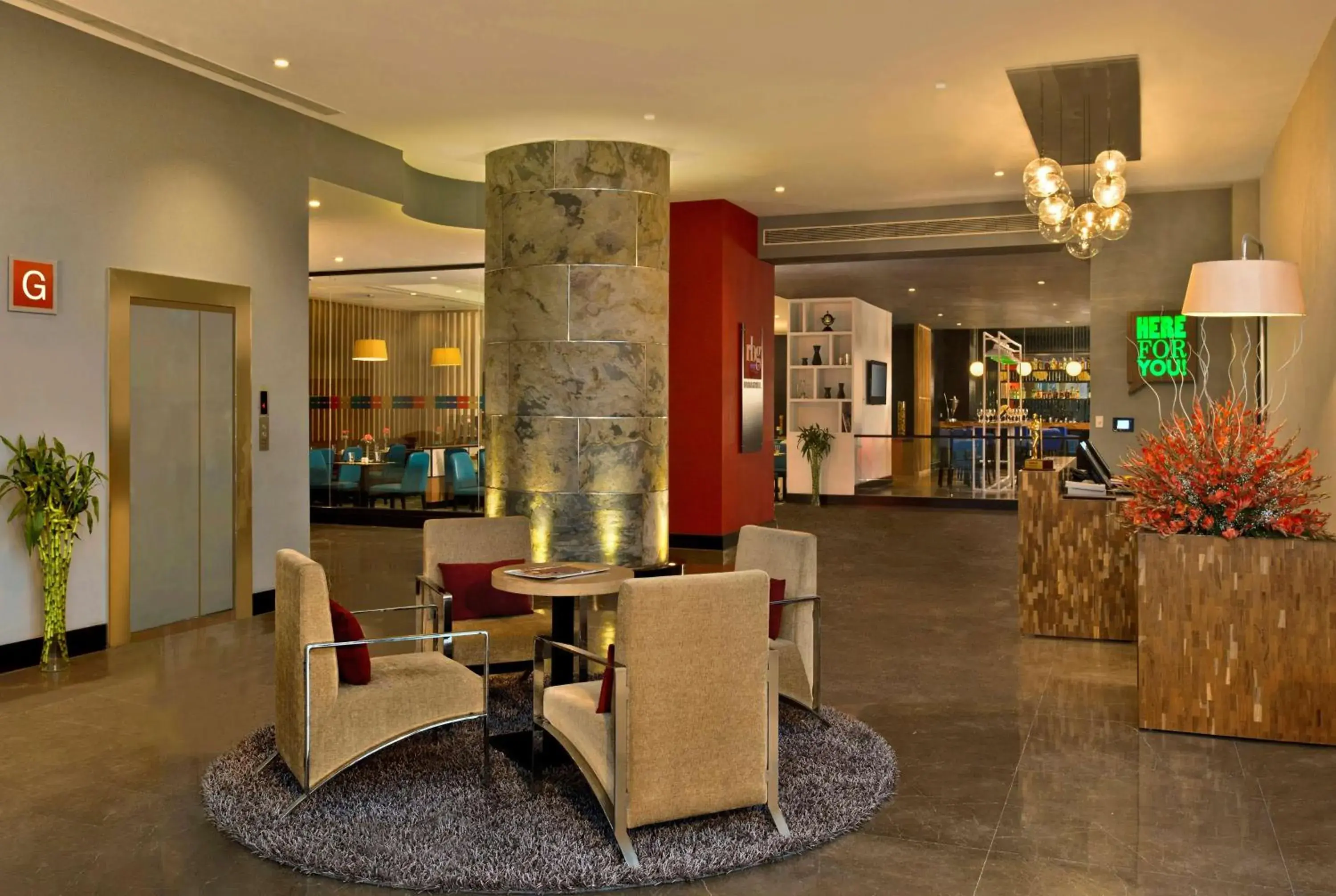 Lobby or reception, Lobby/Reception in Park Inn by Radisson New Delhi IP Extension