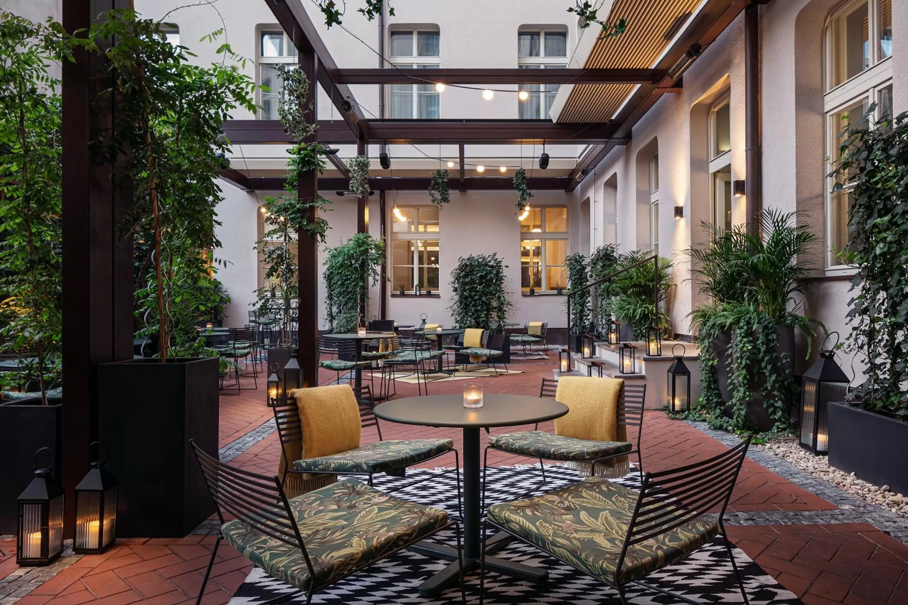 Balcony/Terrace in Falkensteiner Boutique Hotel Prague