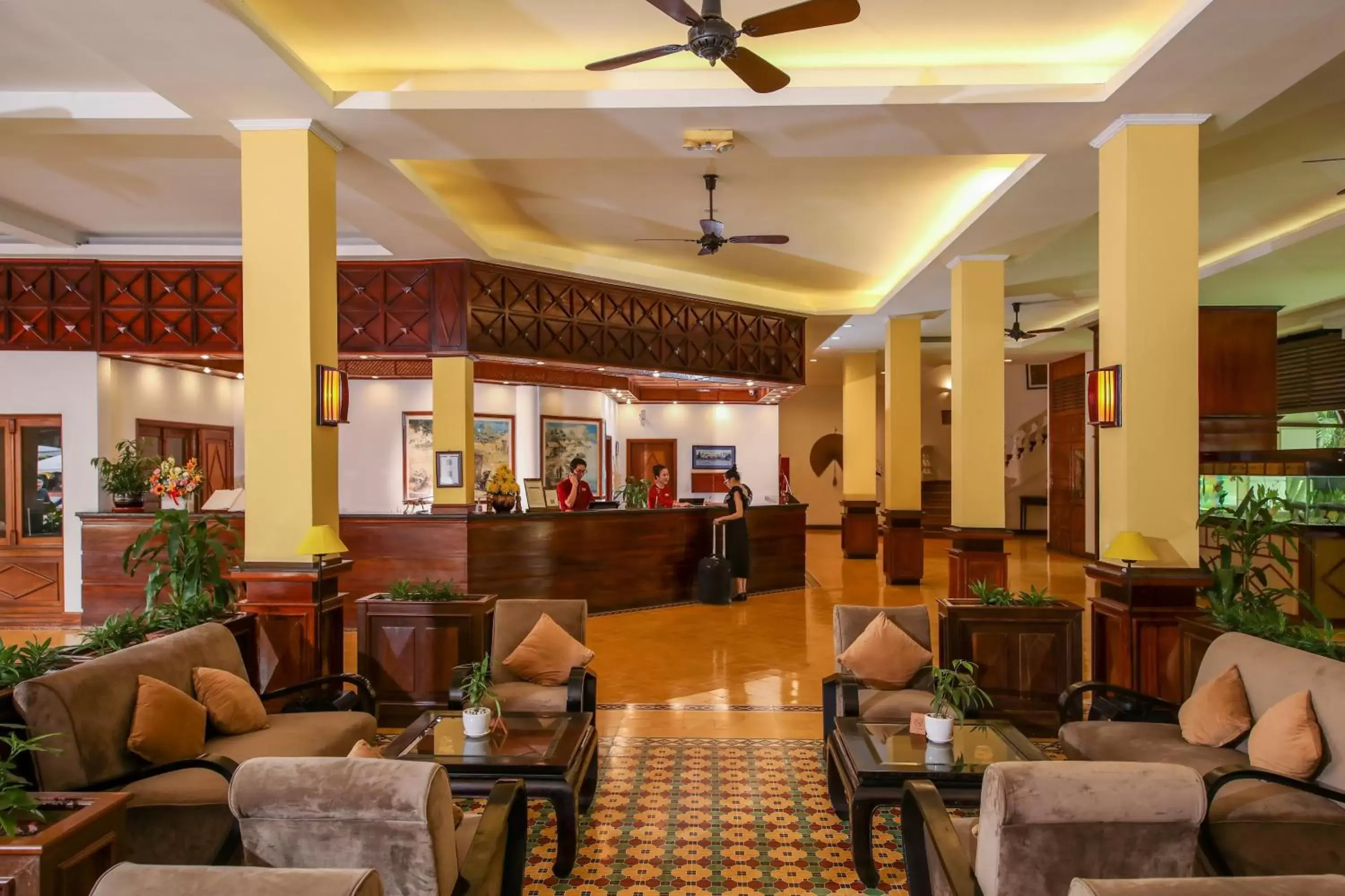 Lobby or reception in Victoria Can Tho Resort Lobby or reception in Victoria Can Tho Resort