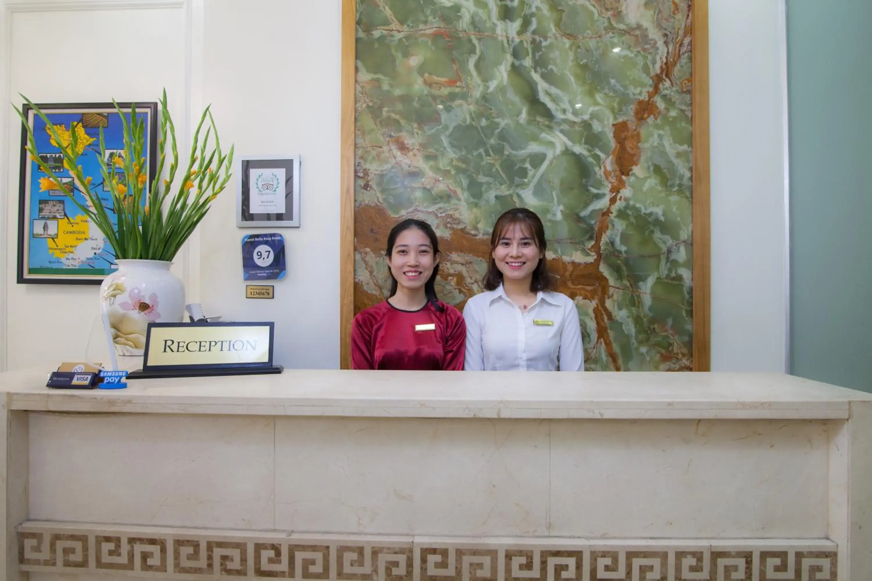 Lobby or reception in Bella Rosa Hotel & Spa