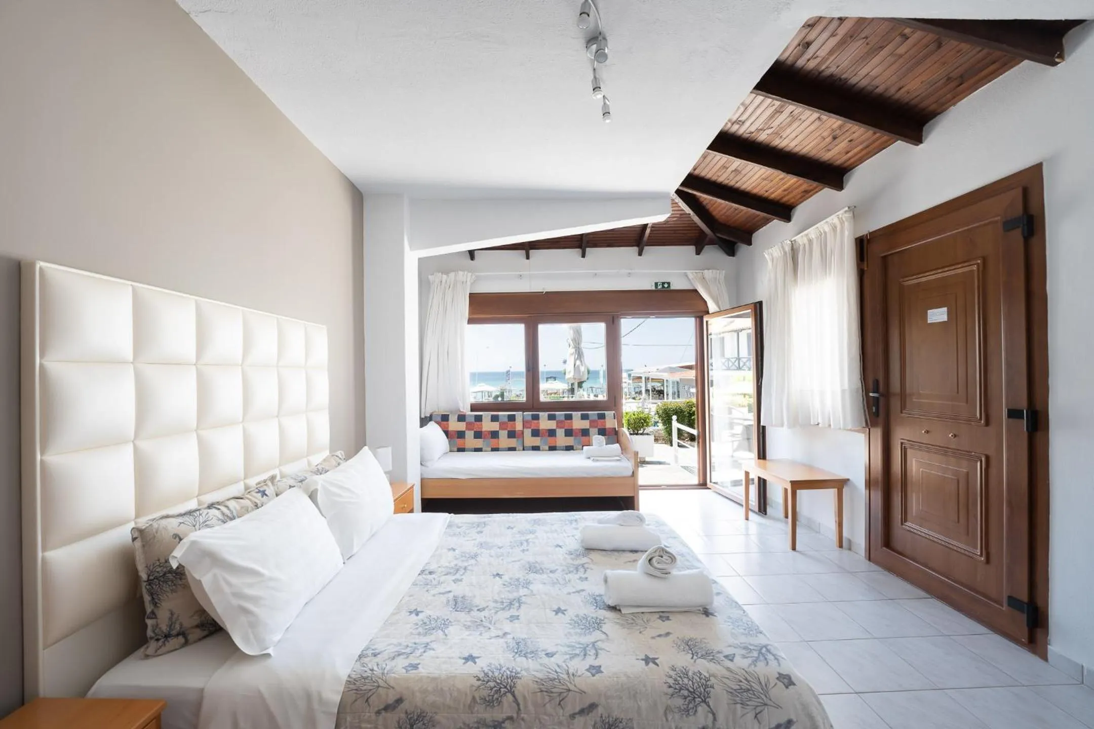 Bedroom, Bed in Georgalas Sun Beach Resort