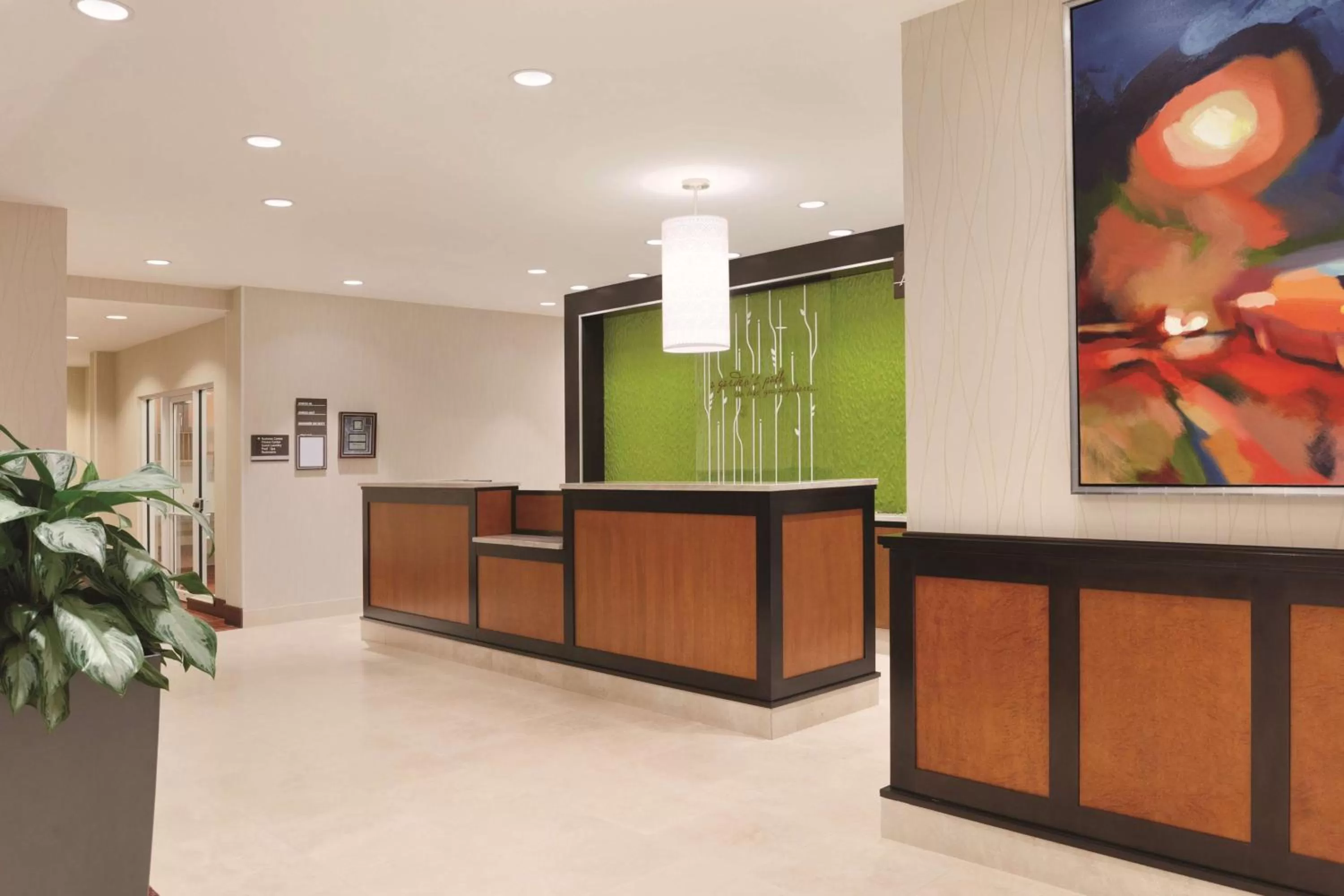 Lobby or reception in Hilton Garden Inn Falls Church