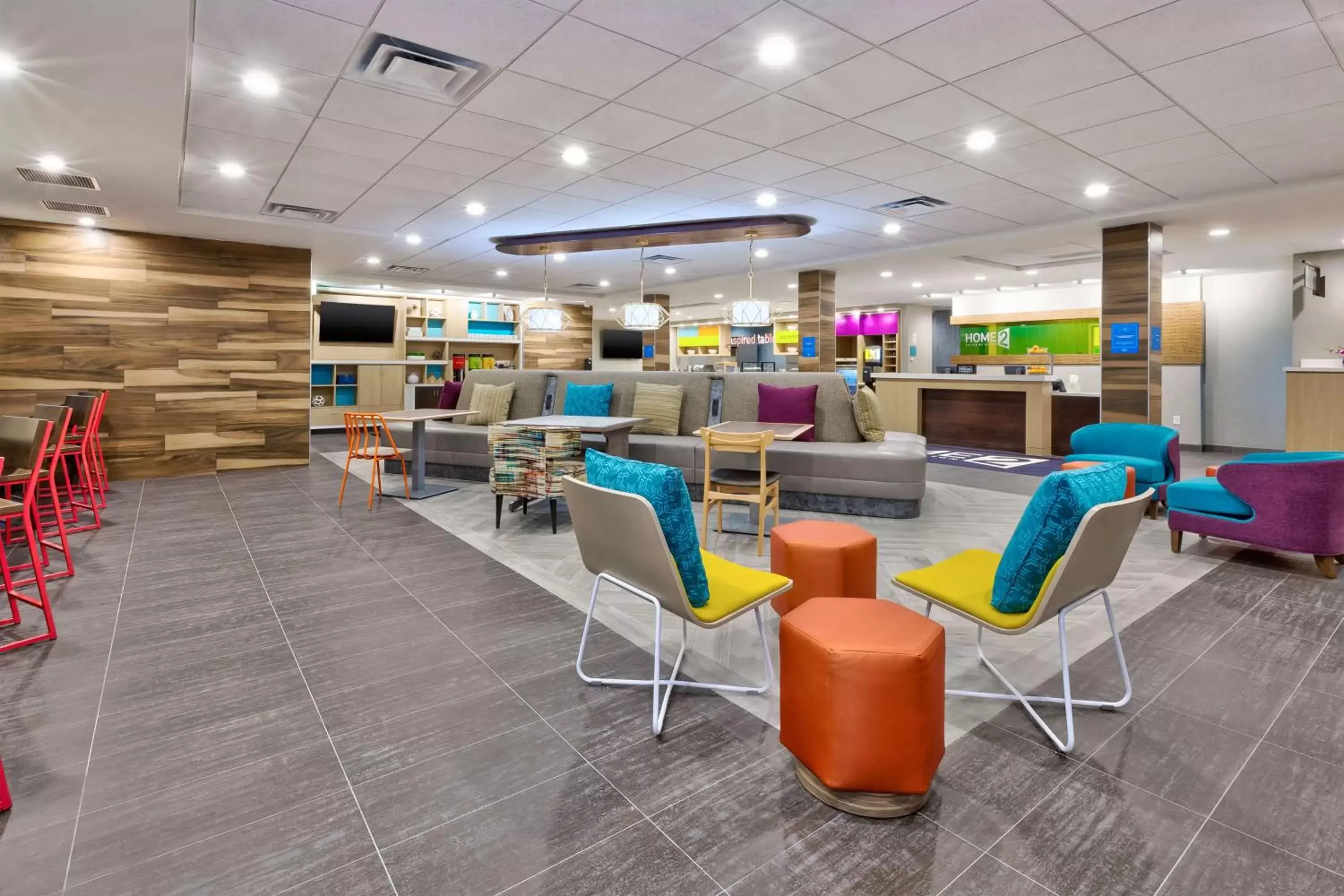 Lobby or reception in Home2 Suites By Hilton Grand Blanc Flint, Mi