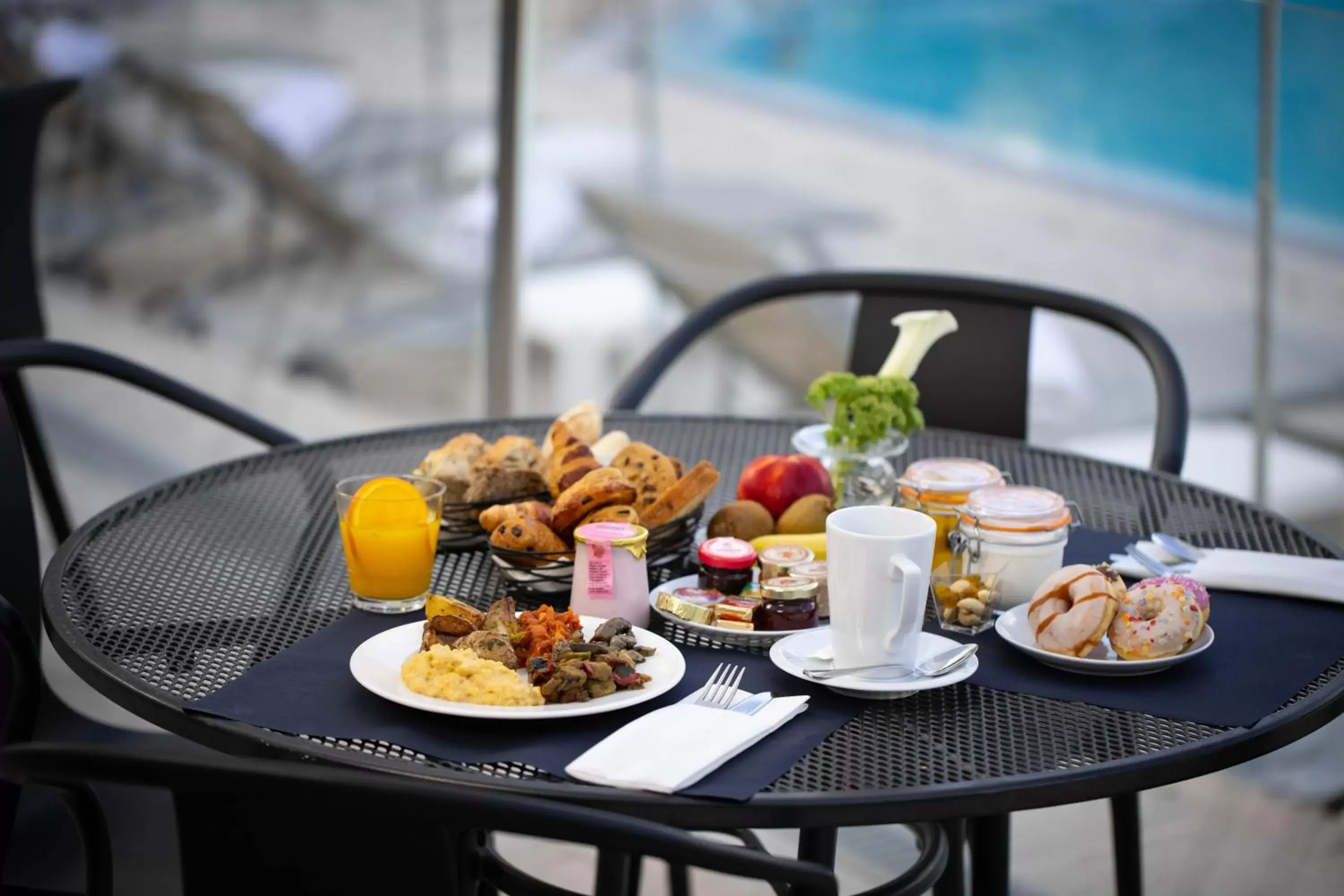 Buffet breakfast in Mouratoglou Hotel & Resort Buffet breakfast in Mouratoglou Hotel & Resort