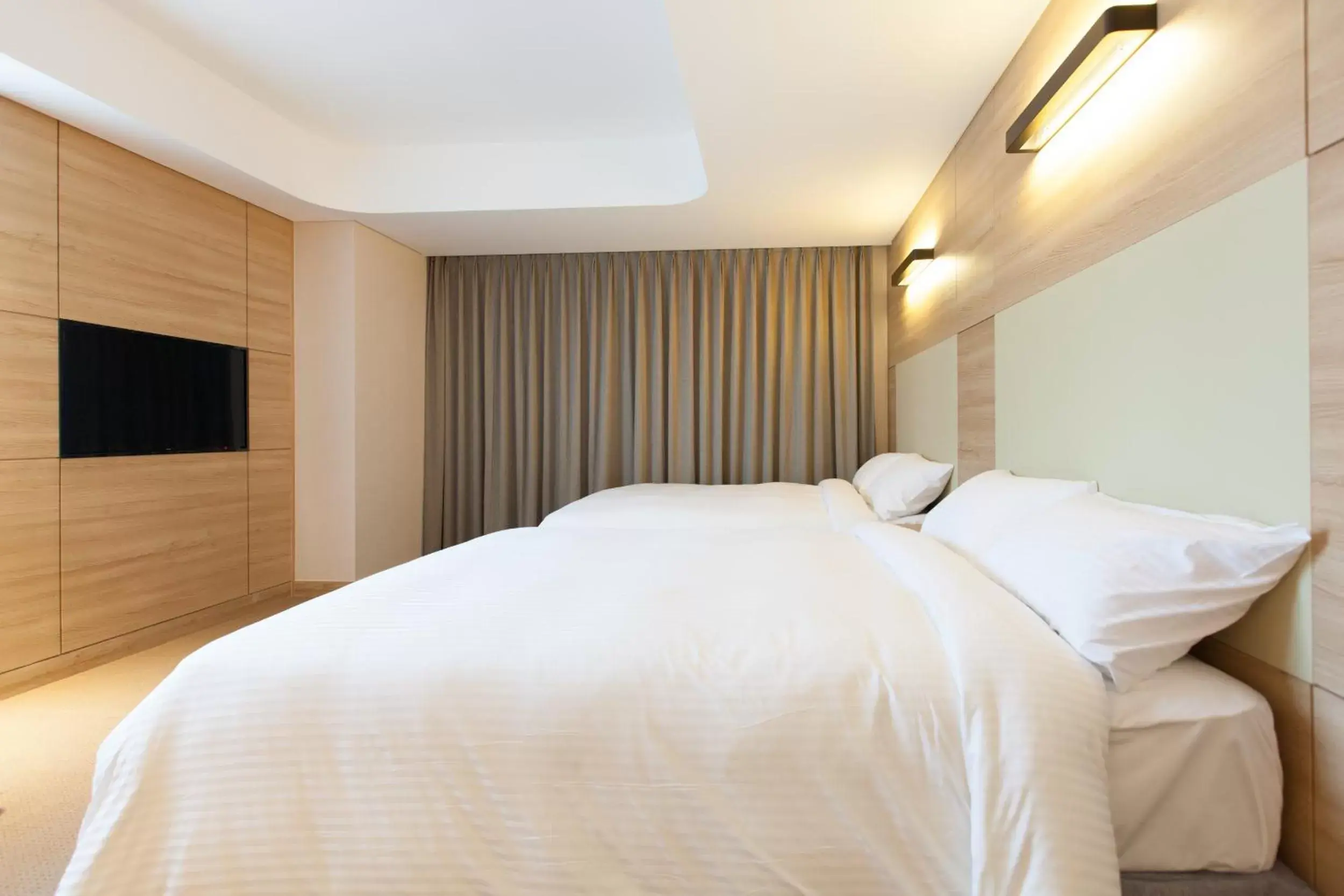 Bed in Acube Hotel Dongdaemun