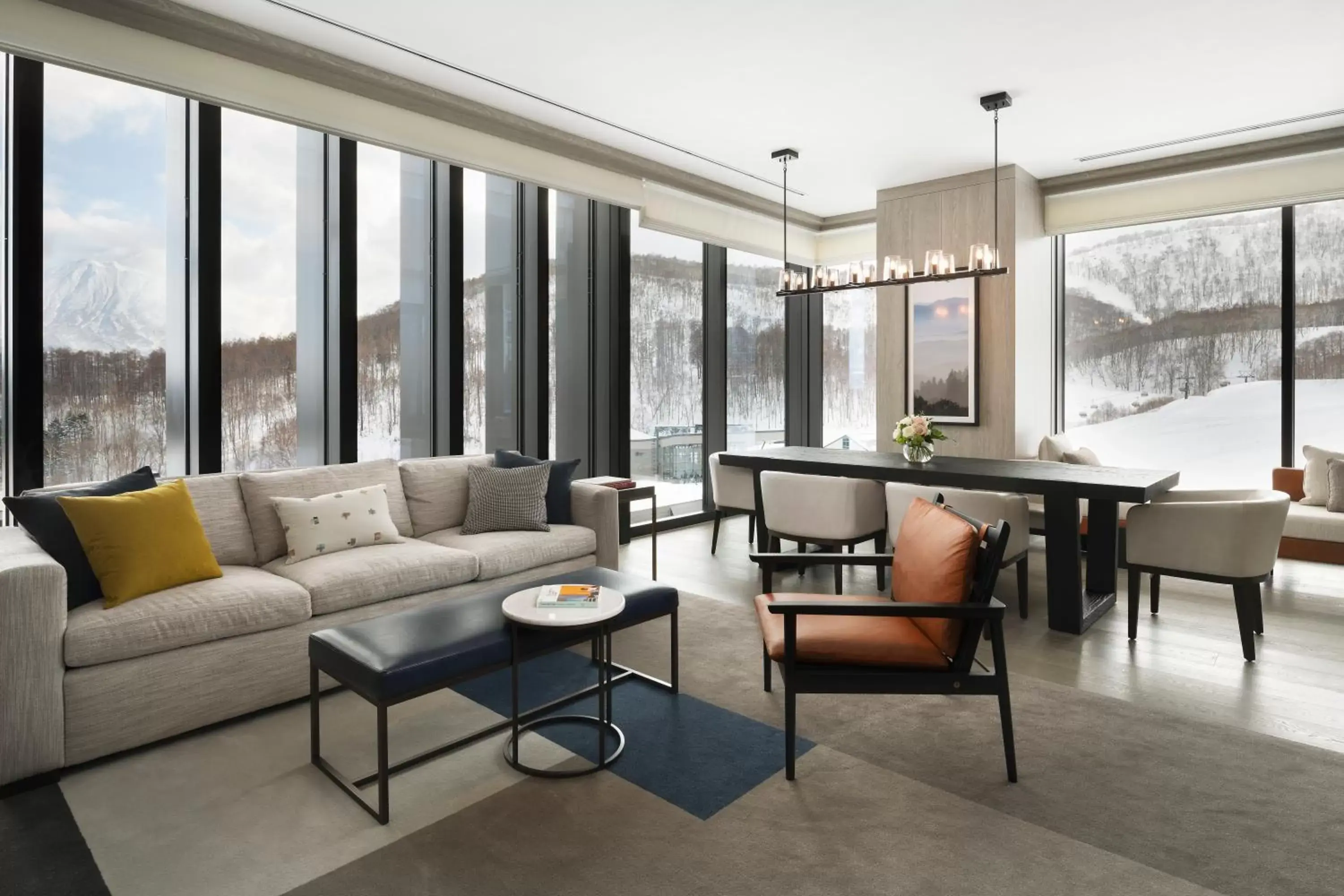 Living room, Seating Area in Park Hyatt Niseko Hanazono