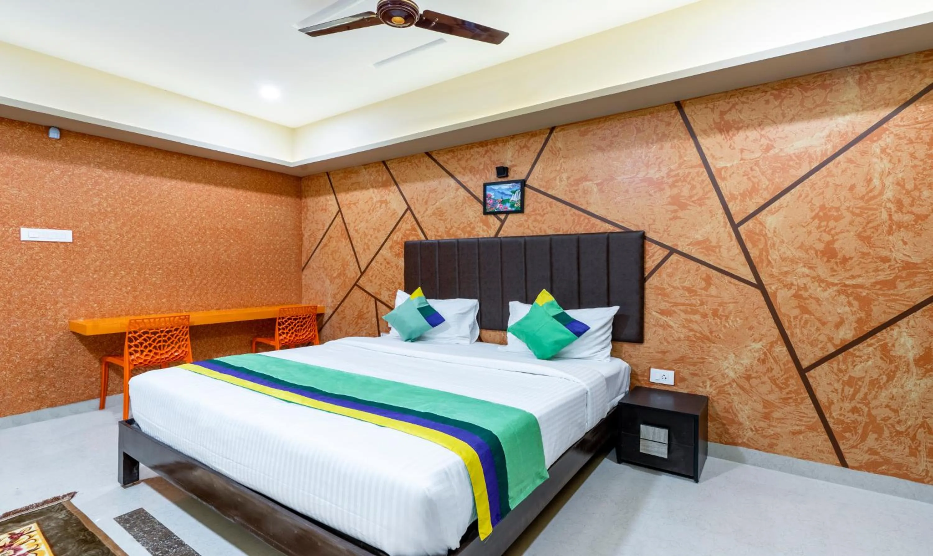 Bed in Treebo Trend D Grand