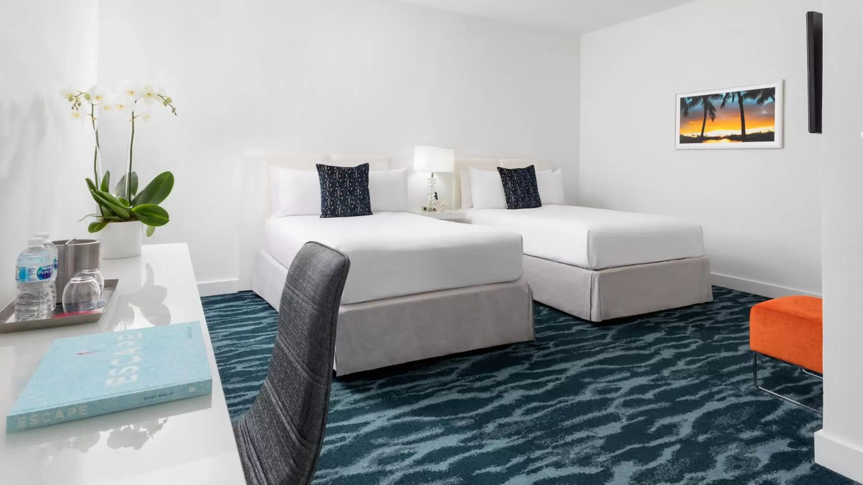 Bed in YVE Hotel Miami