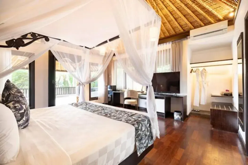 Bed in Ubud Dedari Villas