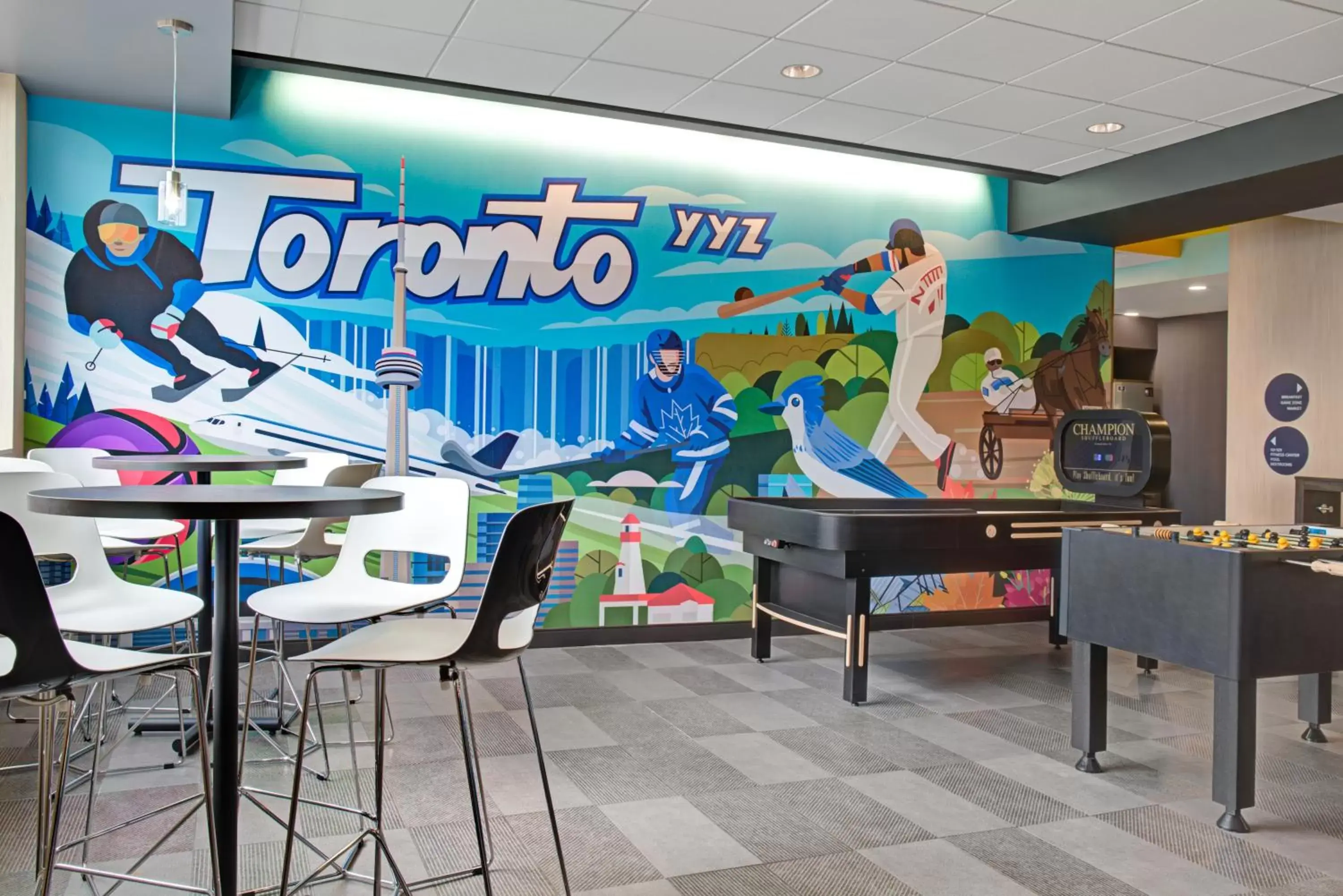 Game Room in Tru By Hilton Toronto Airport West