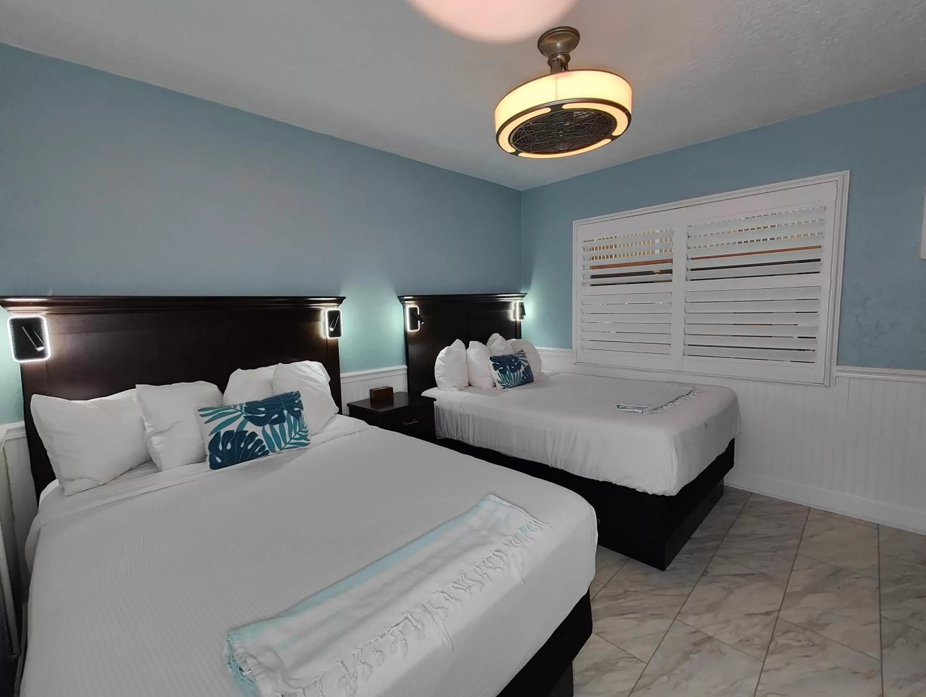 Bed in Tahitian Beach Resort