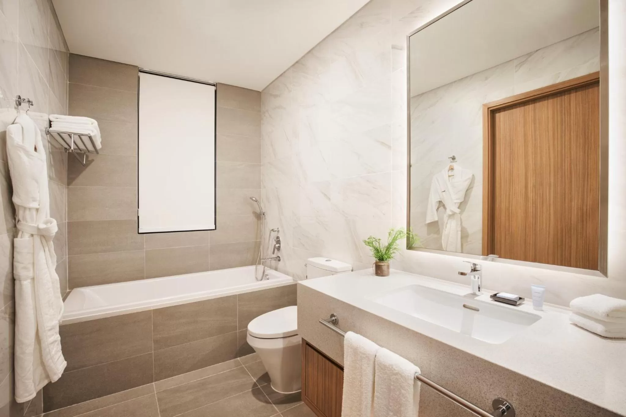 Bathroom in Oakwood Residence Saigon