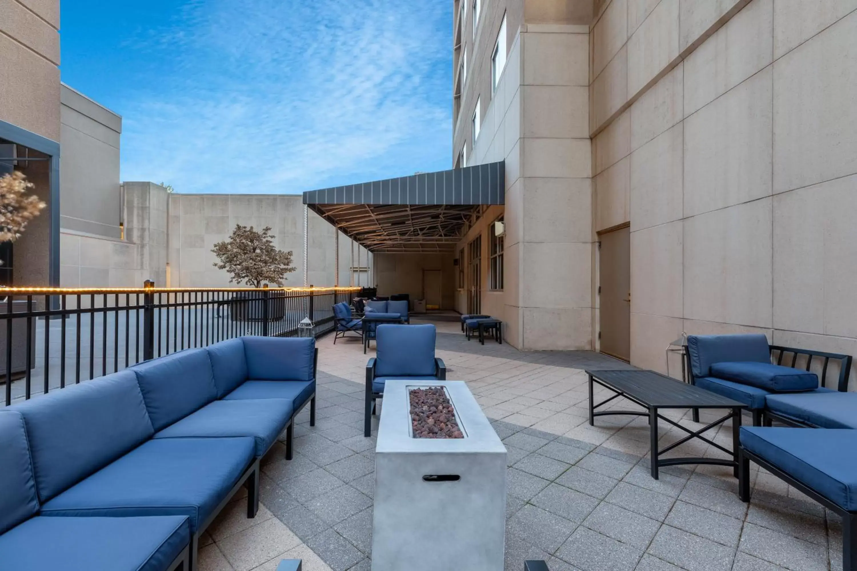 Patio in Wyndham Grand Oklahoma City Downtown