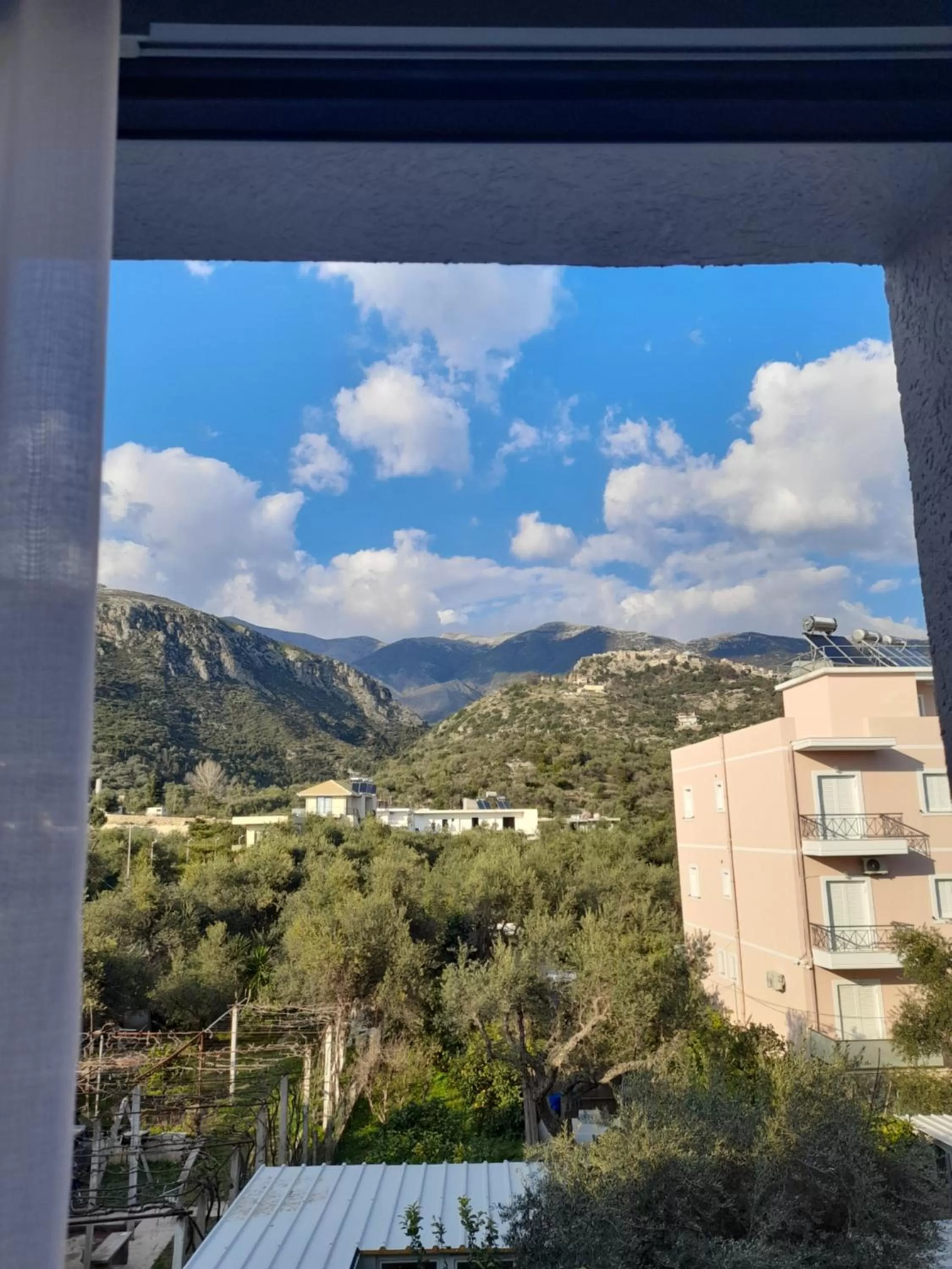 Mountain View in Anxhelos Hotel