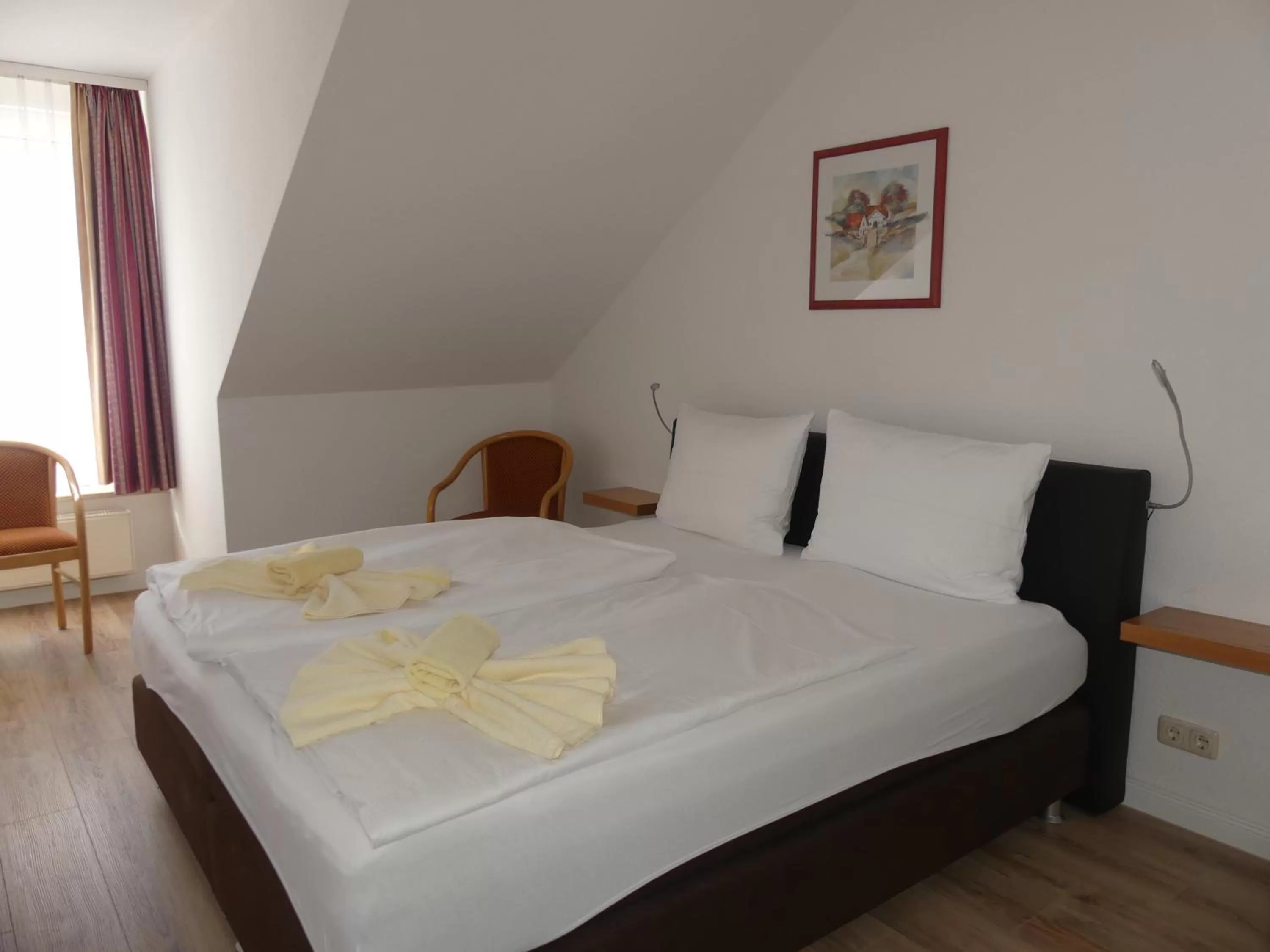 Bedroom, Bed in Appartementhaus Binzer Sterne