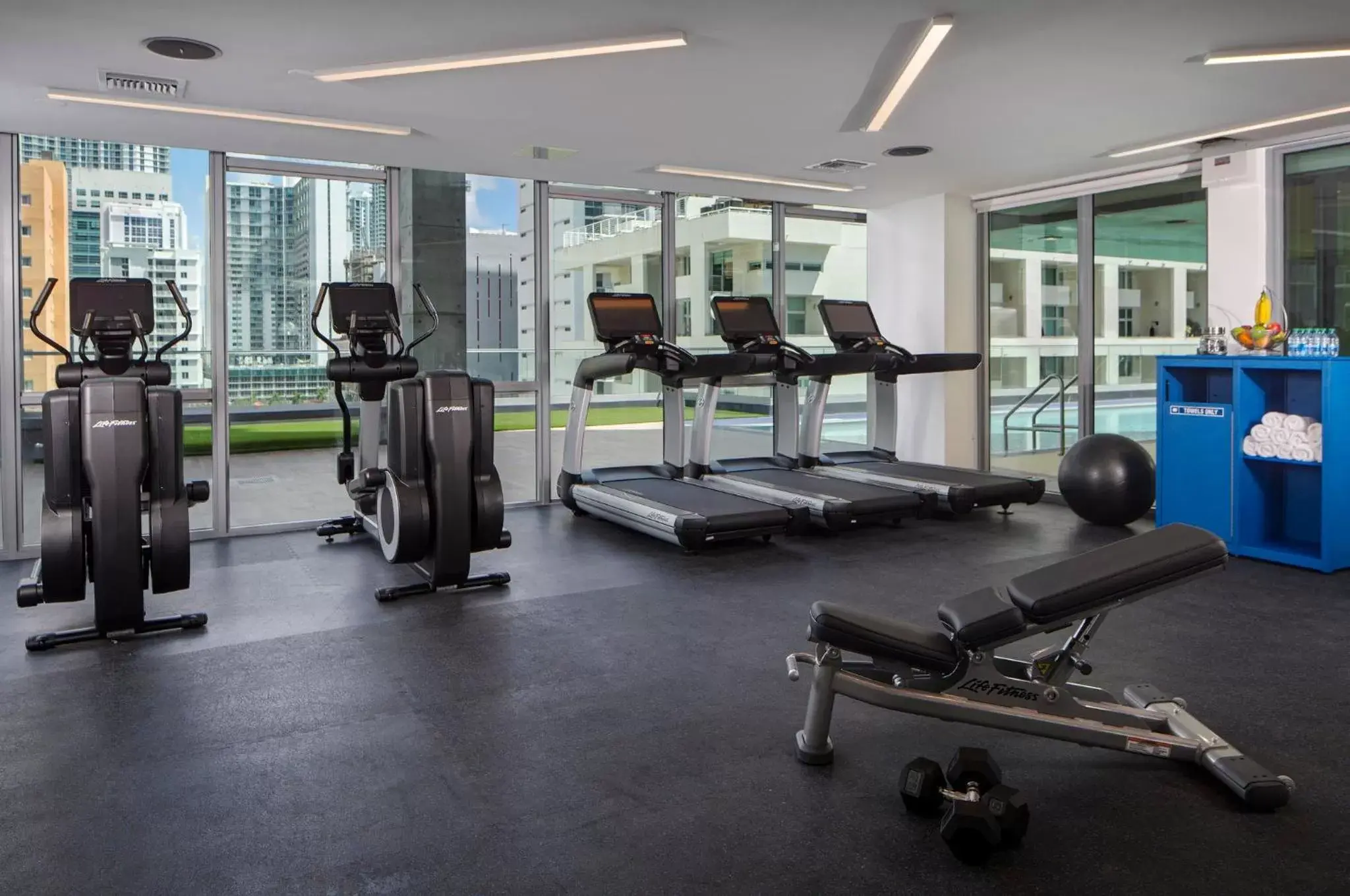 Fitness centre/facilities, Fitness Center/Facilities in Atwell Suites - Miami Brickell, an IHG Hotel