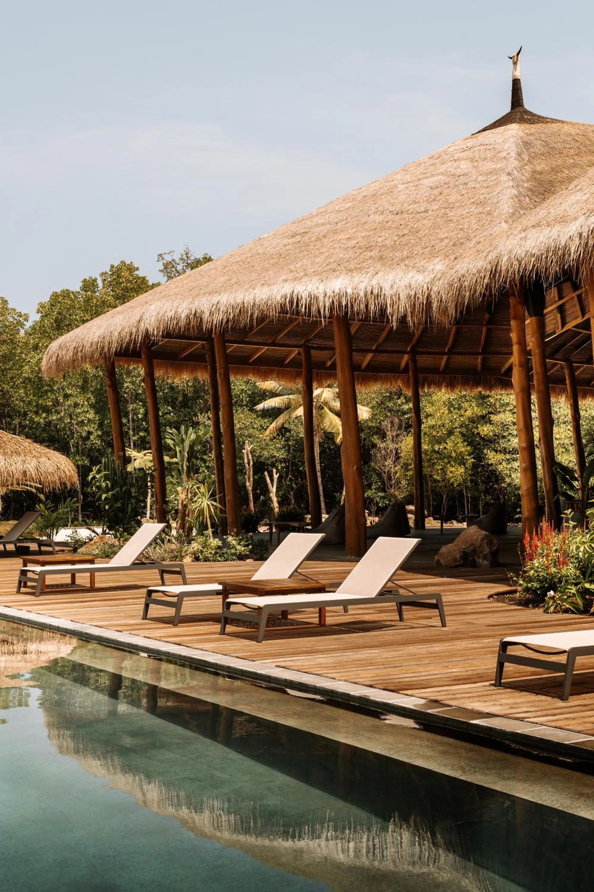 Natural landscape in Menjaga Bay