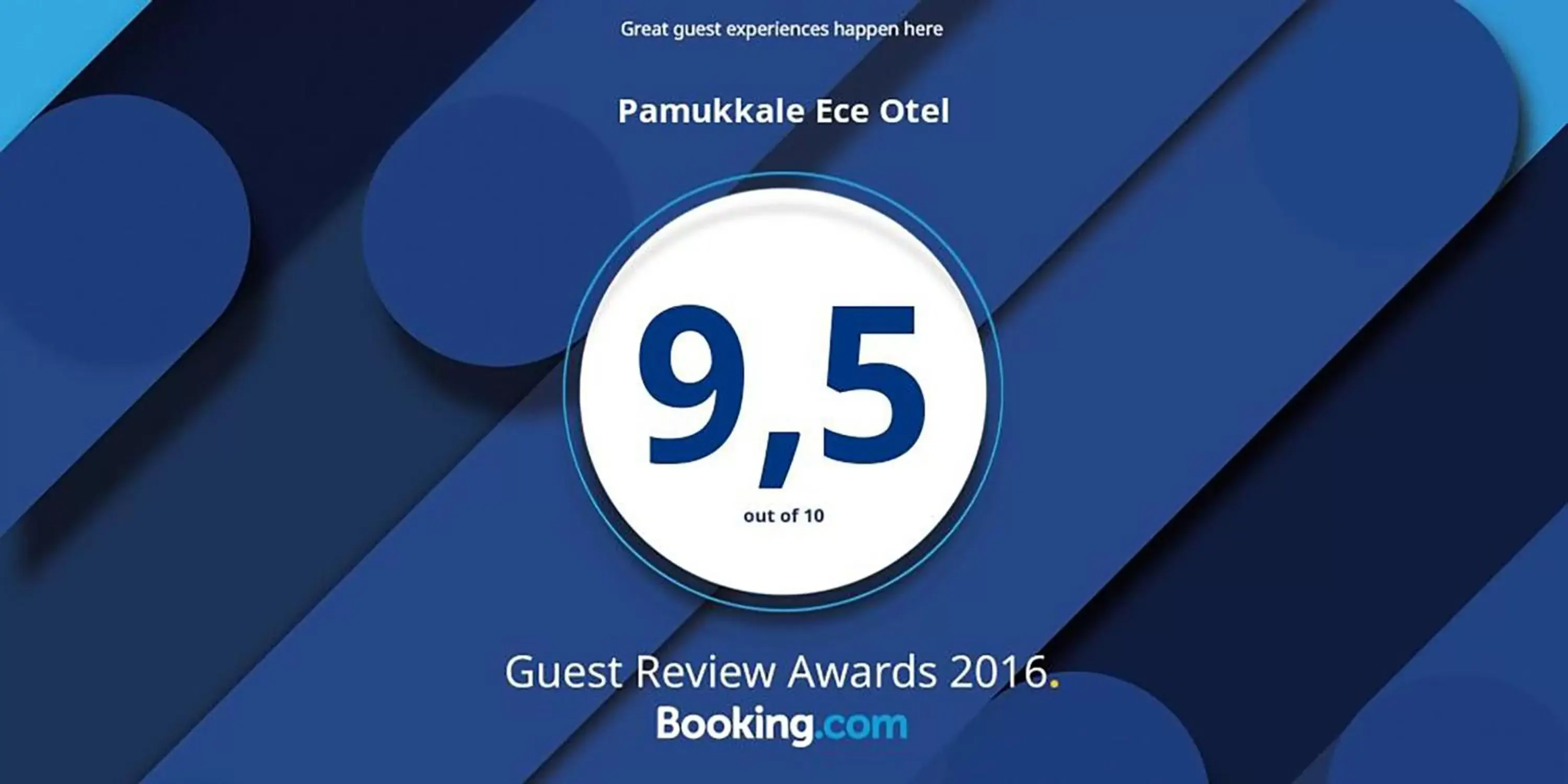 Certificate/Award in Pamukkale Termal Ece Otel