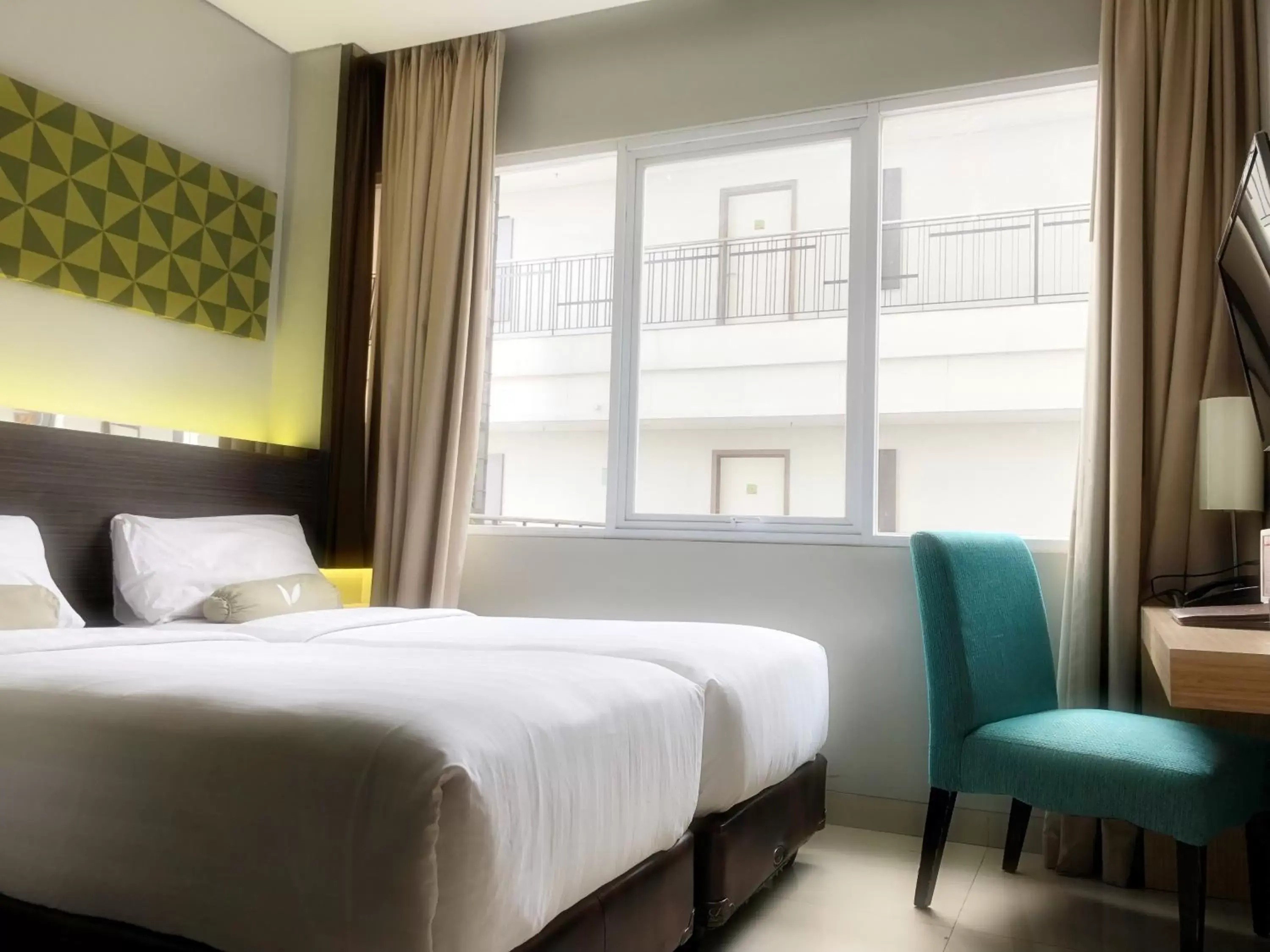 Bed in Clove Hotel Bandung