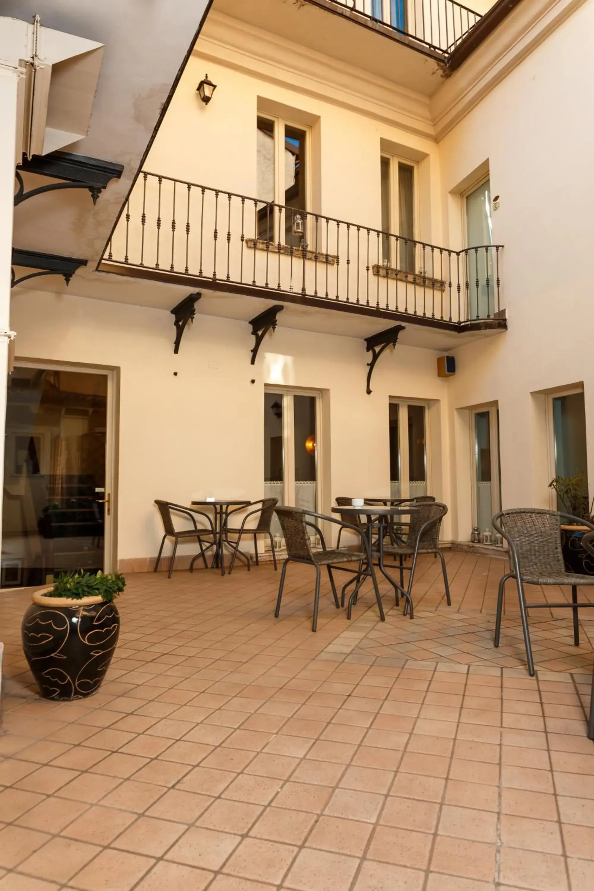 Balcony/Terrace in Albergo Orologio