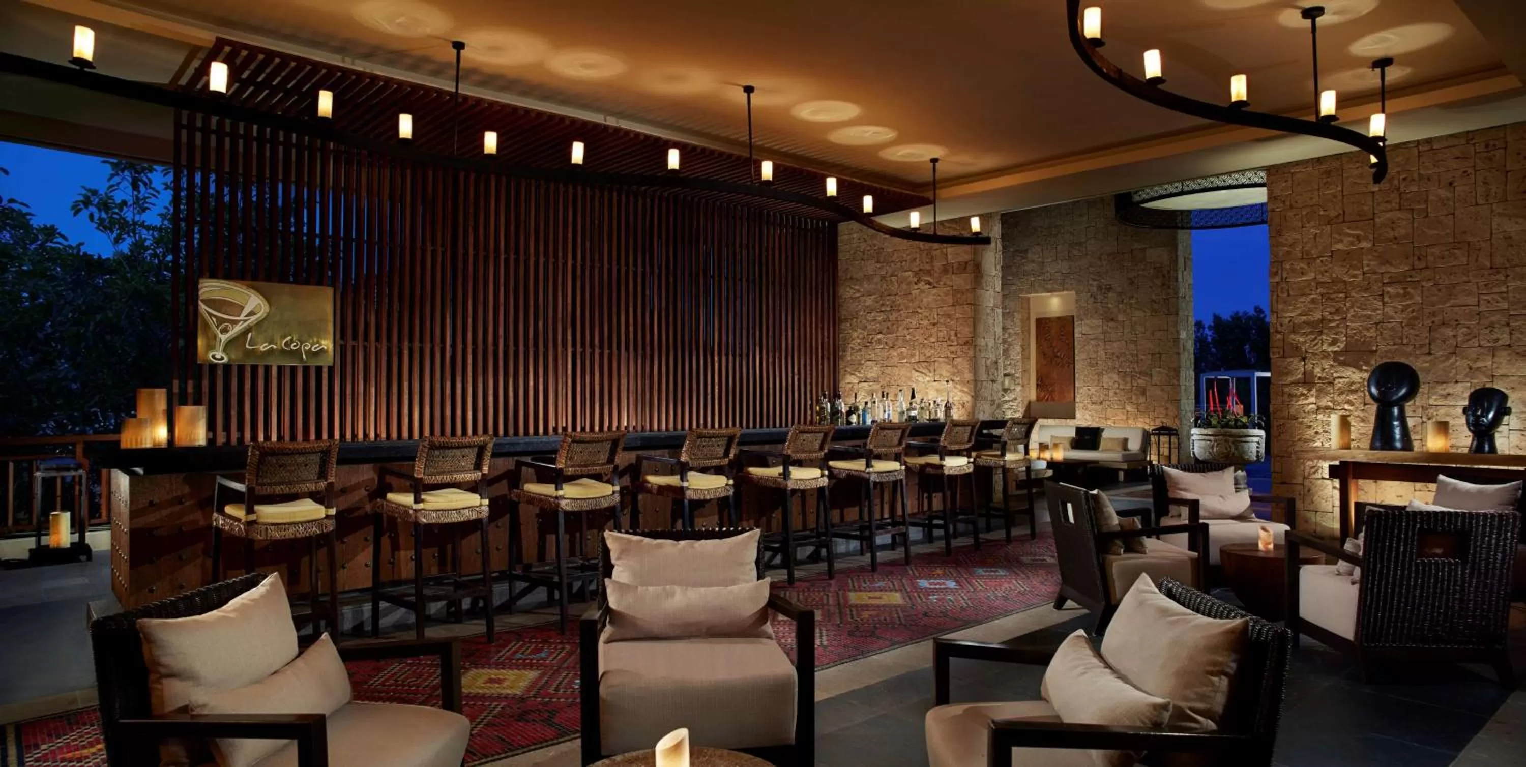 Lounge or bar in Banyan Tree Mayakoba