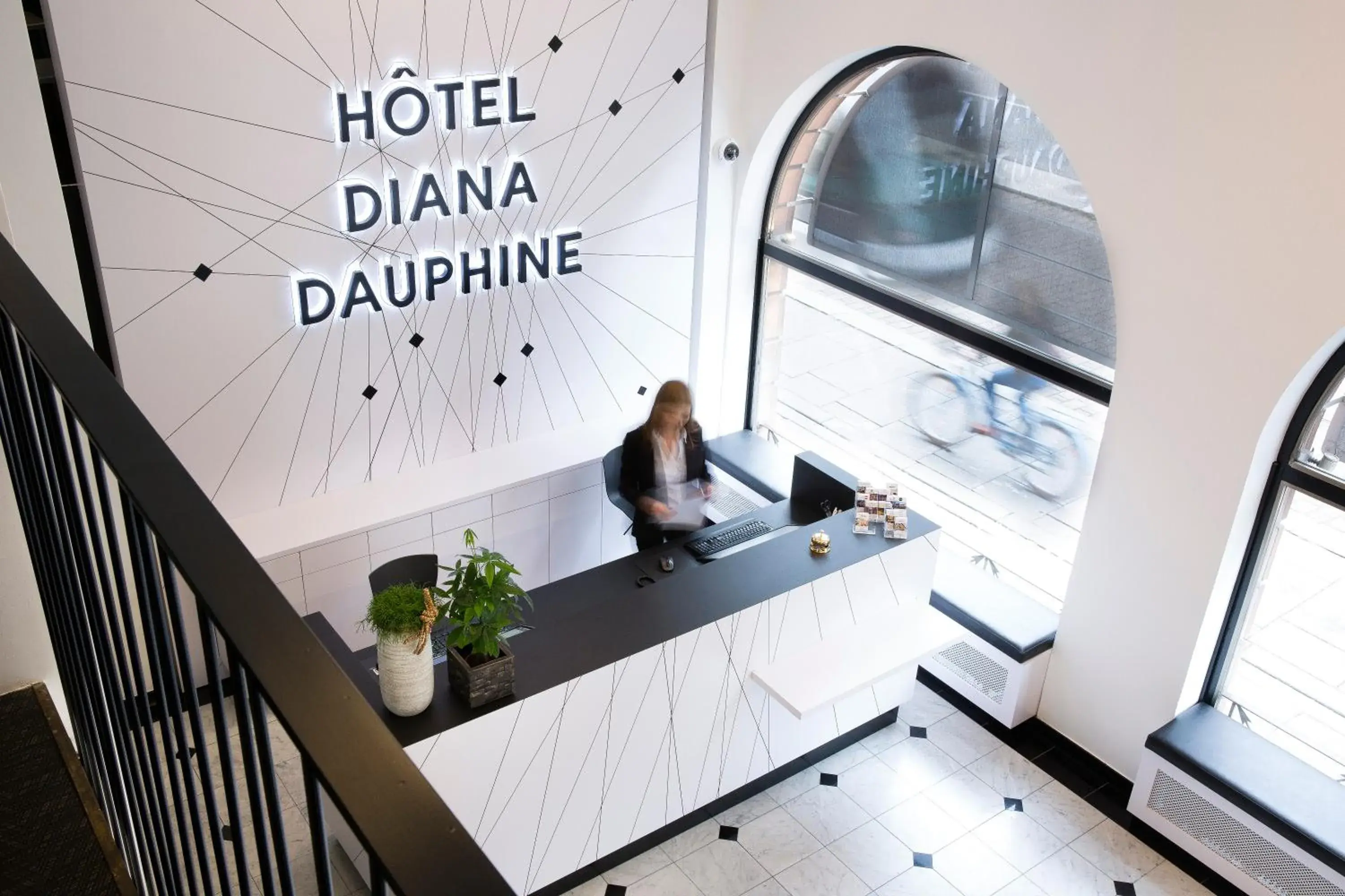 Lobby or reception in Hôtel Diana Dauphine