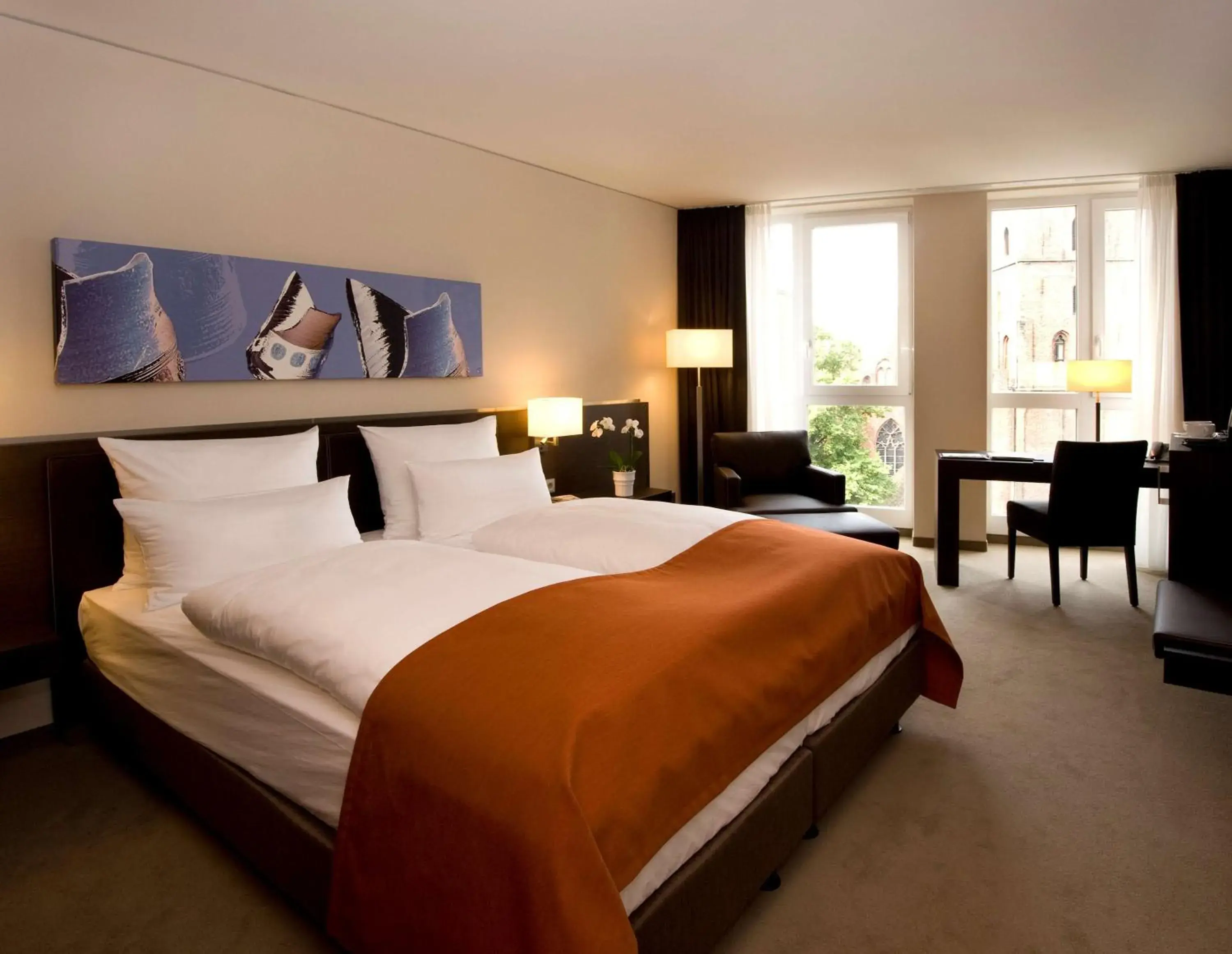 Bedroom, Bed in Atlantic Grand Hotel Bremen