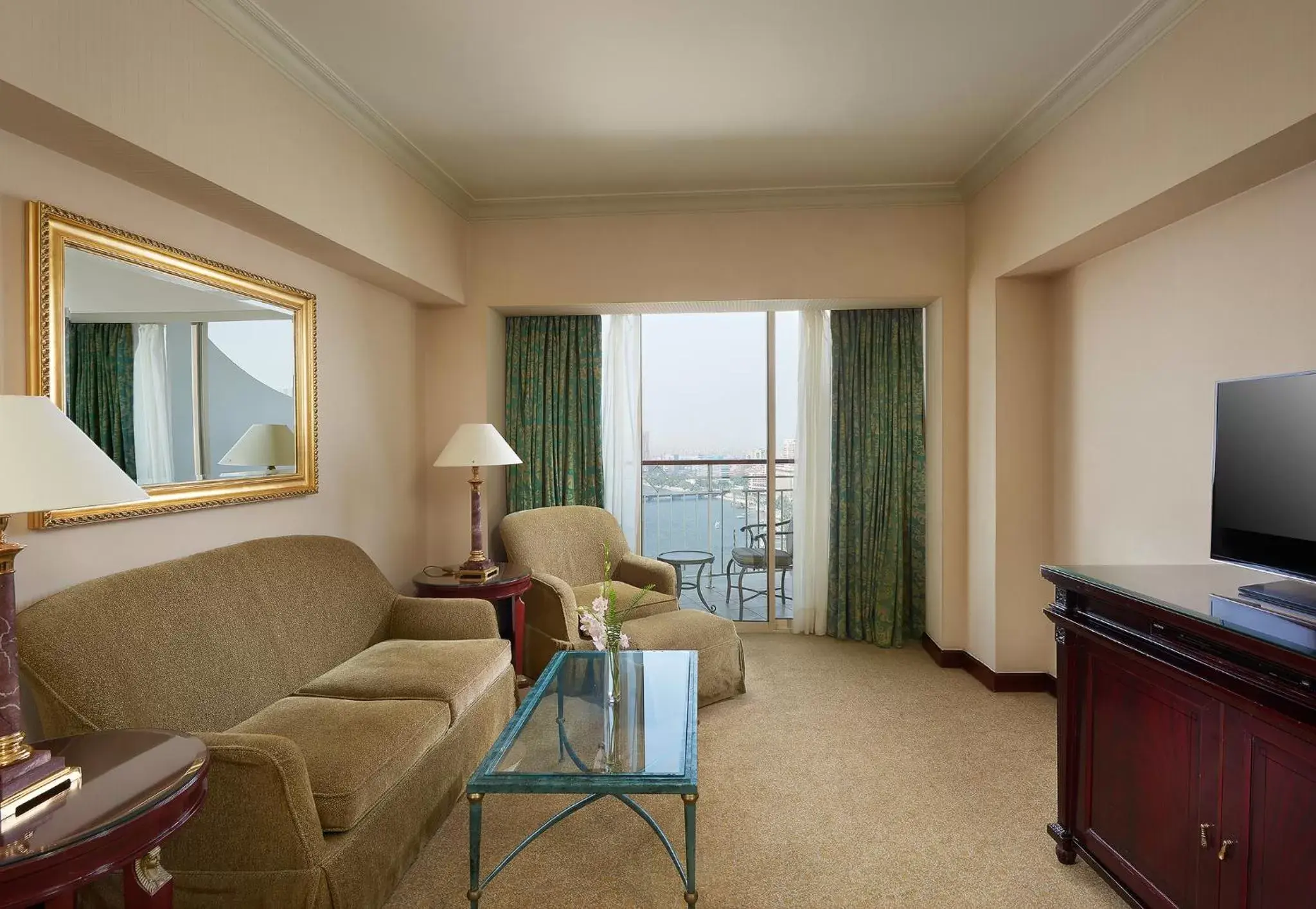 Living room, Seating Area in Grand Nile Tower