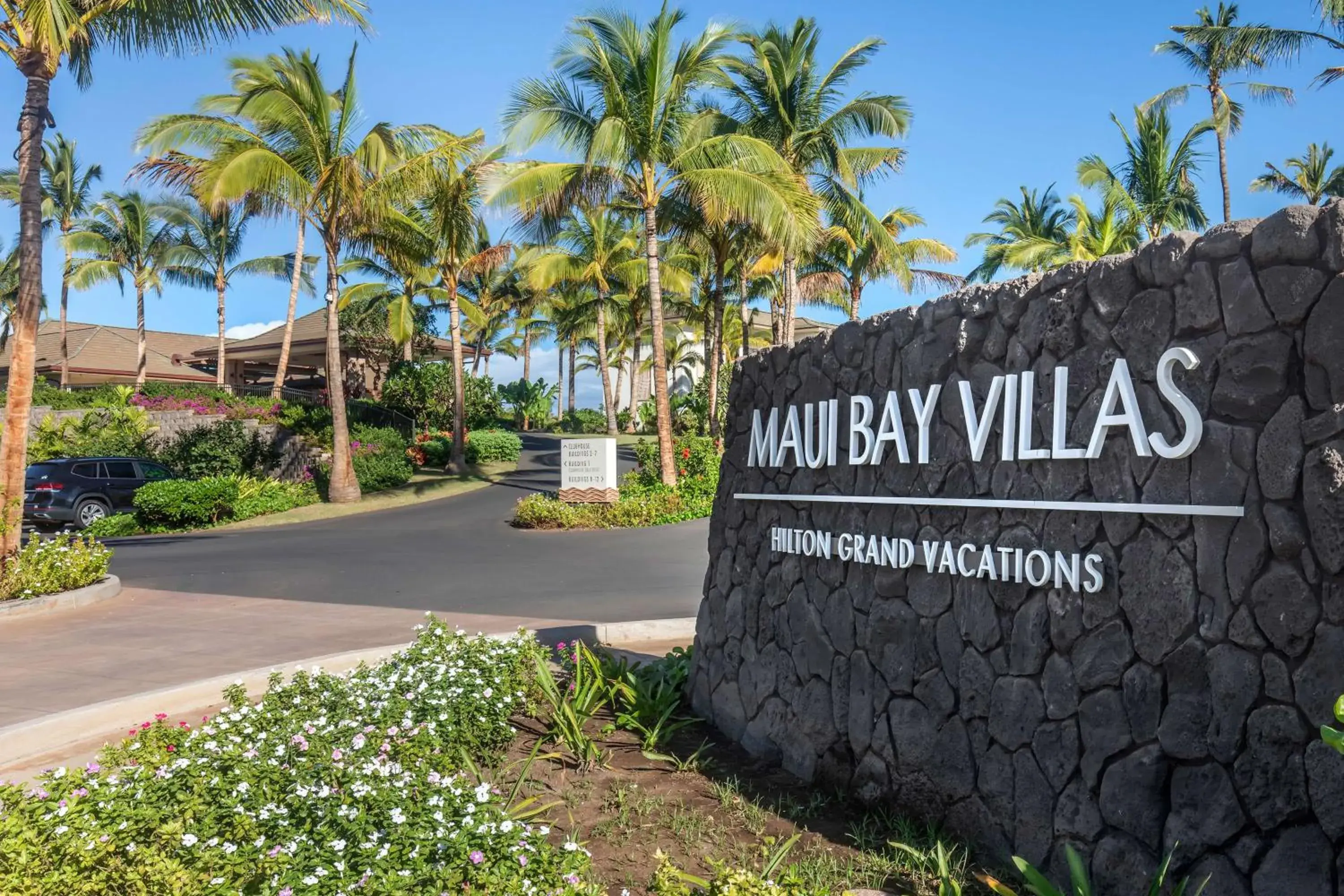 Property building, Property Logo/Sign in Hilton Grand Vacations Club Maui Bay Villas