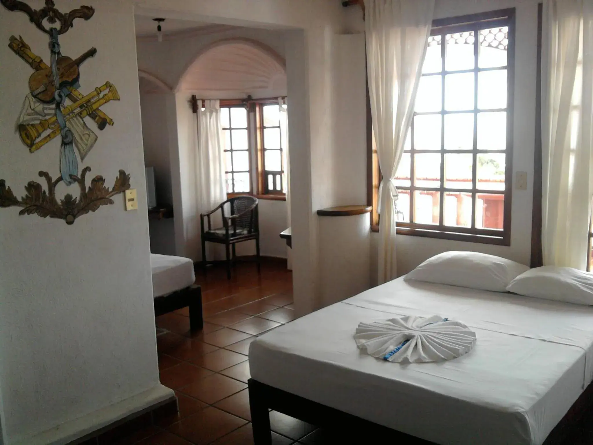 Bed in Hotel Paraiso Escondido