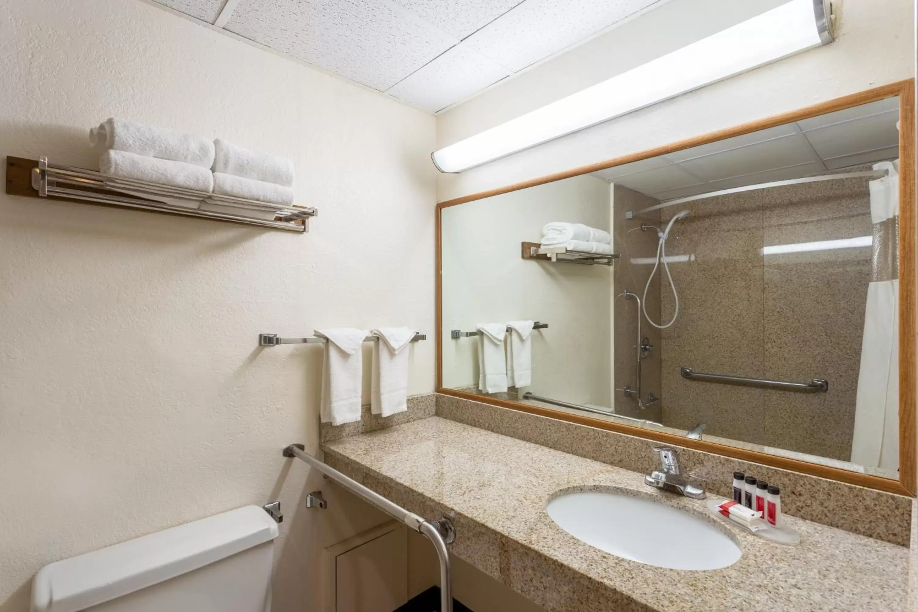 Bathroom in Baymont by Wyndham Queensbury/Lake George