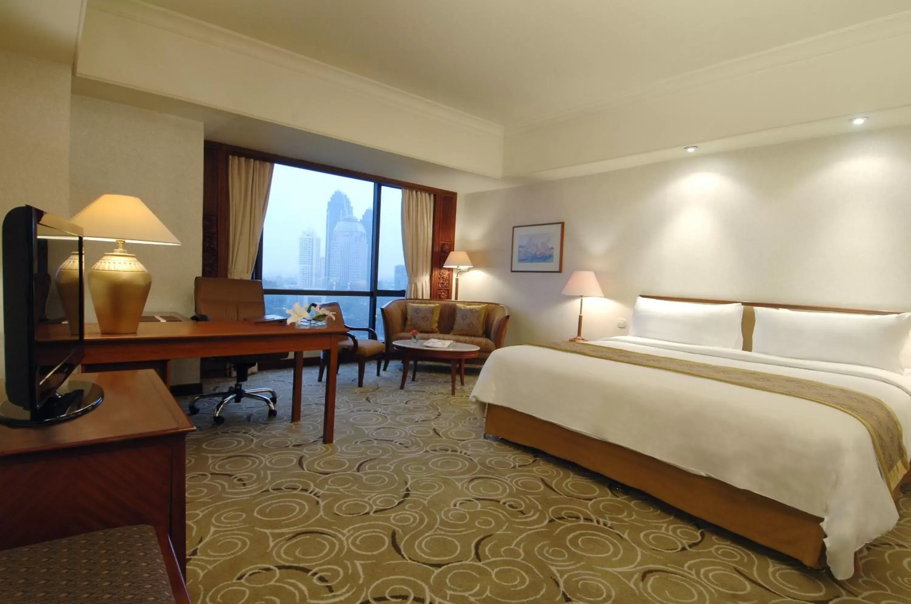 Bed in The Sultan Hotel & Residence Jakarta