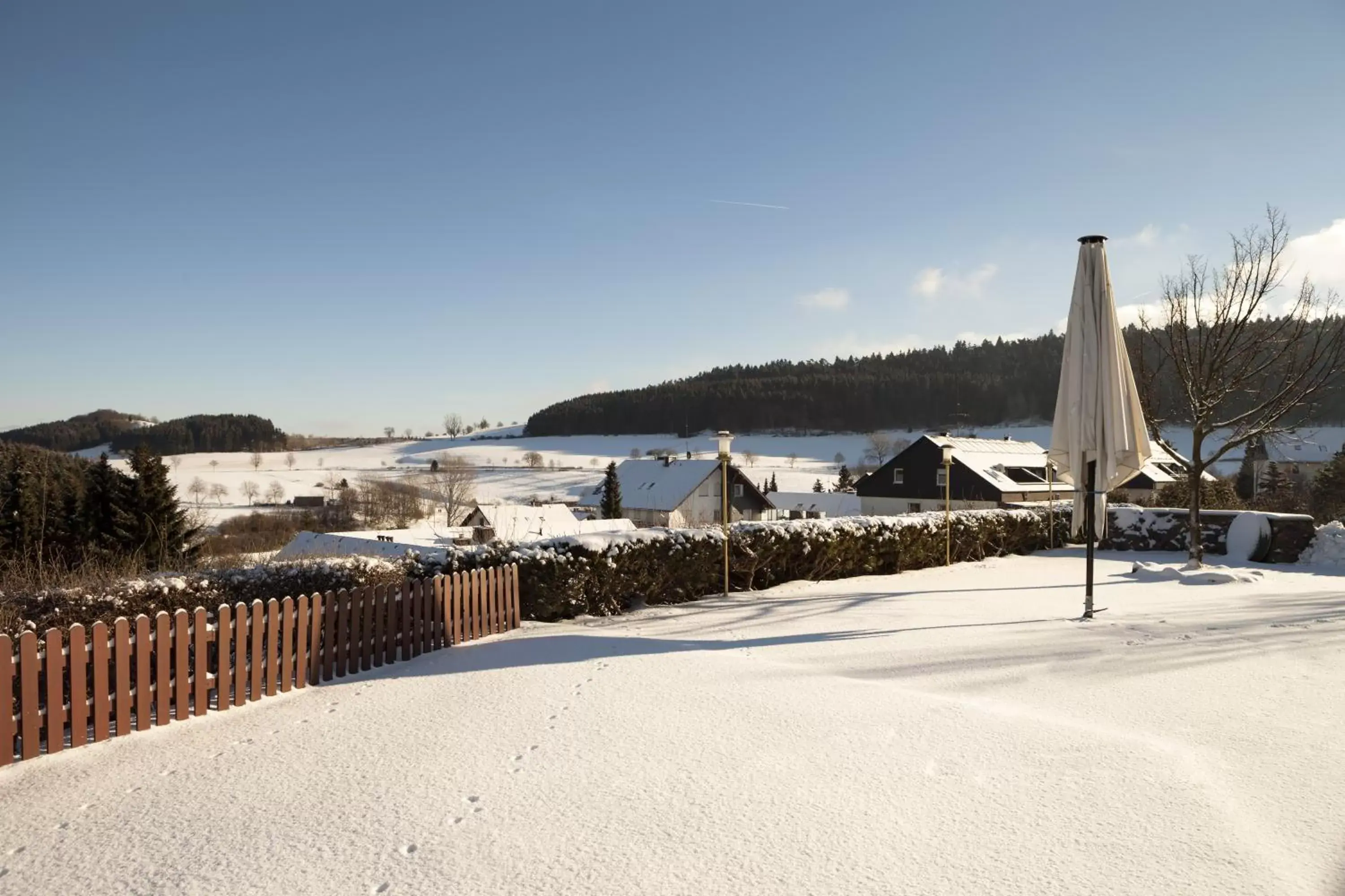 Garden view in H+ Hotel Willingen