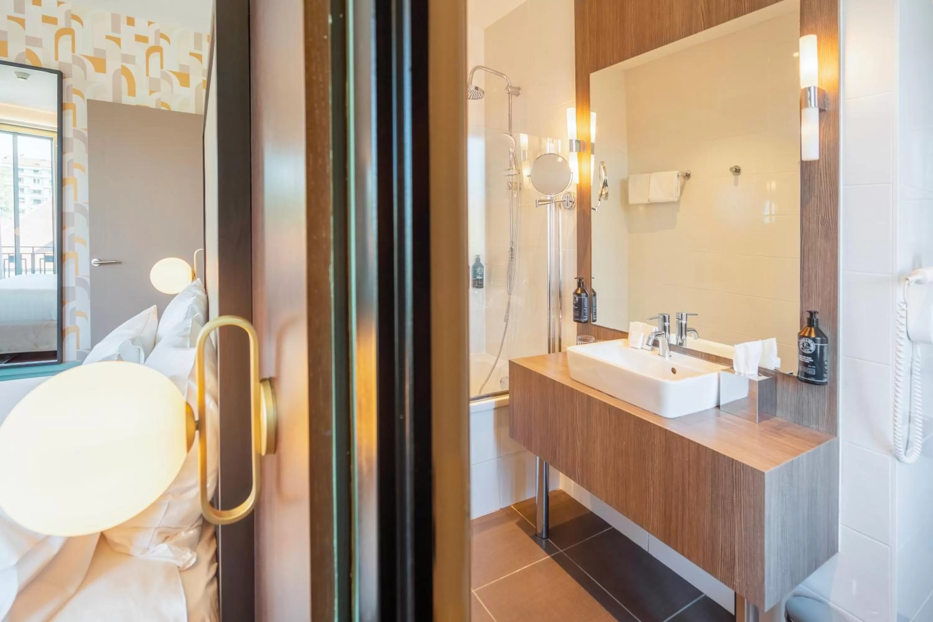 Bedroom, Bed in Le Splendid Hotel Lac D'Annecy - Handwritten Collection