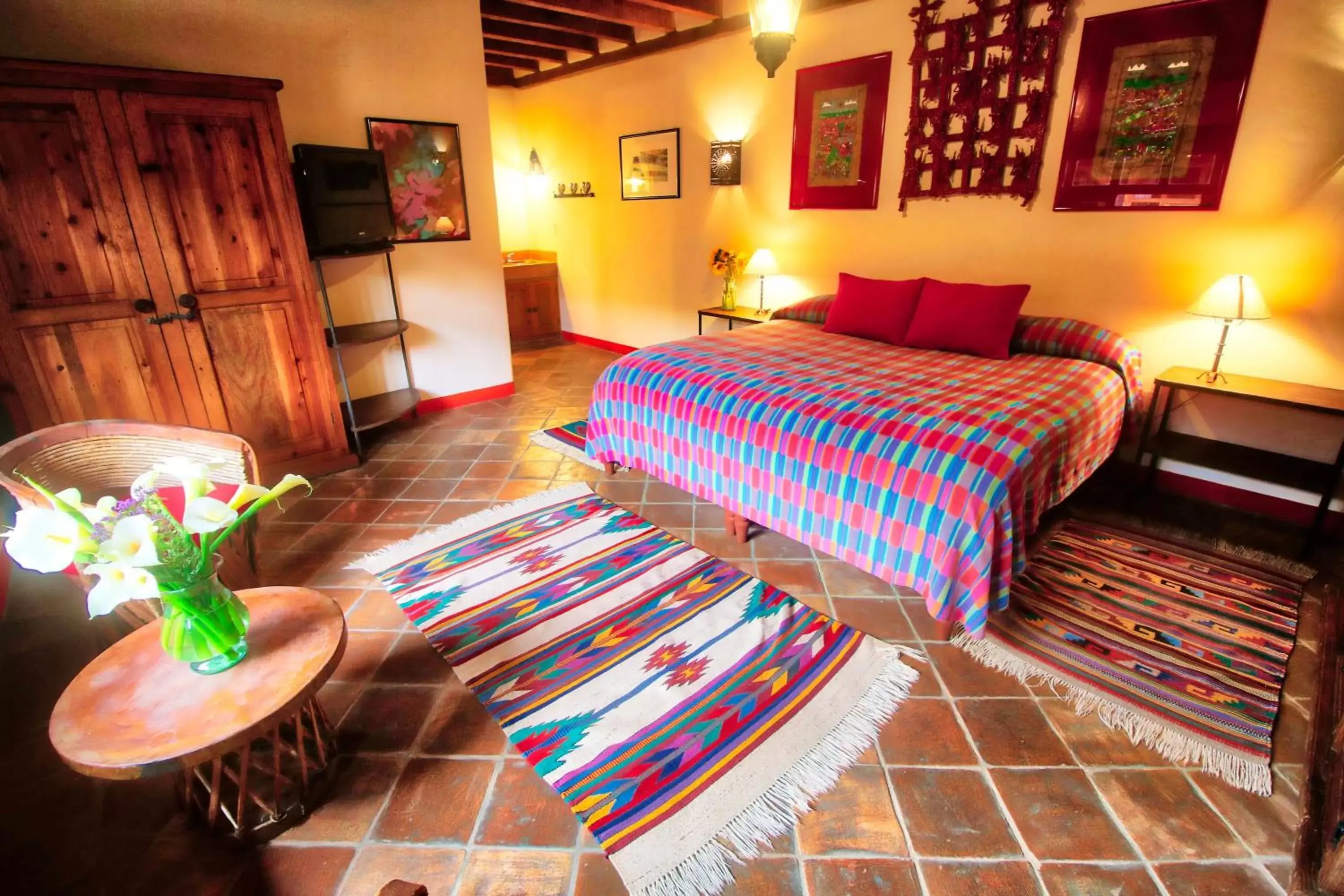 Bedroom, Bed in Hotel Casa Encantada