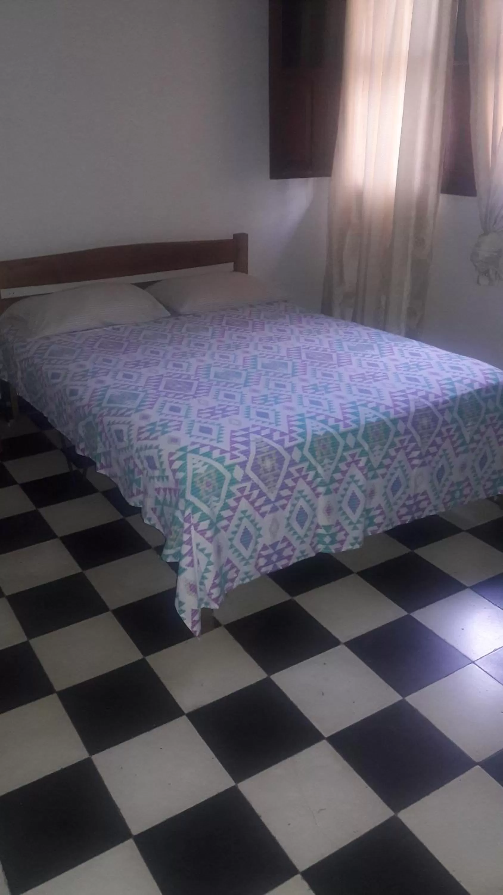 Bed in Hospedaje Santa Bárbara