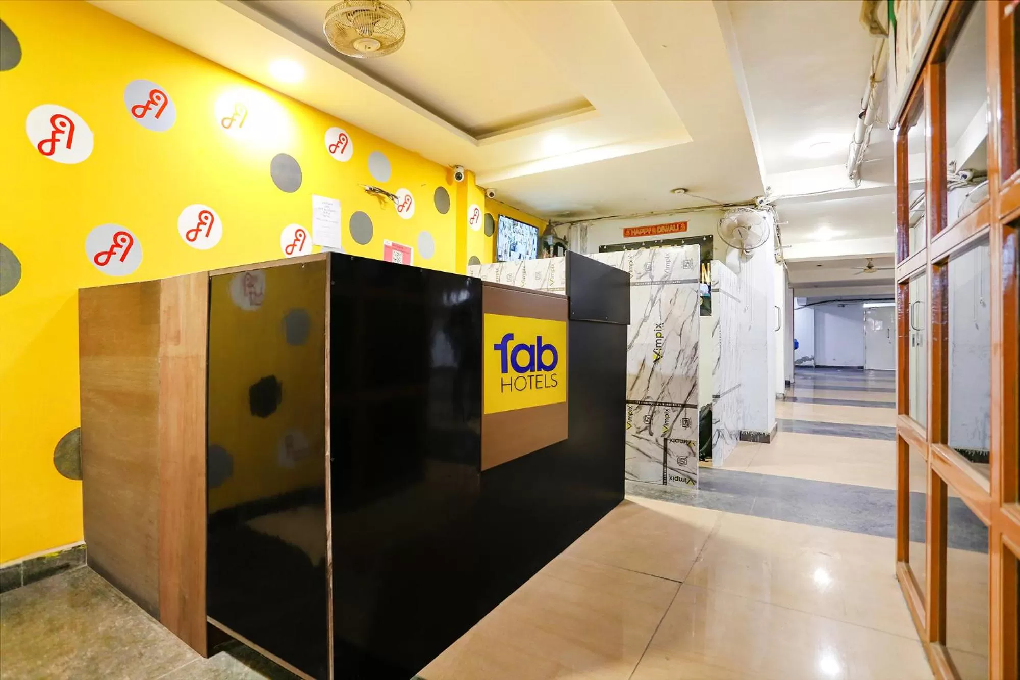 Lobby or reception in FabHotel F9 Peeragarhi
