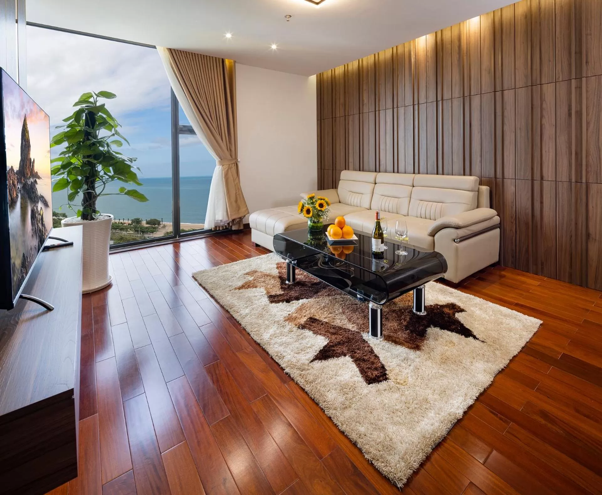 Living room in Miracle Luxury Nha Trang