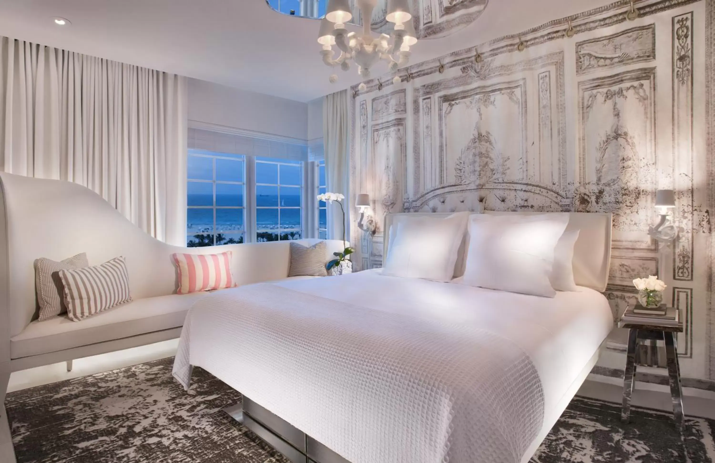 Bed in SLS South Beach