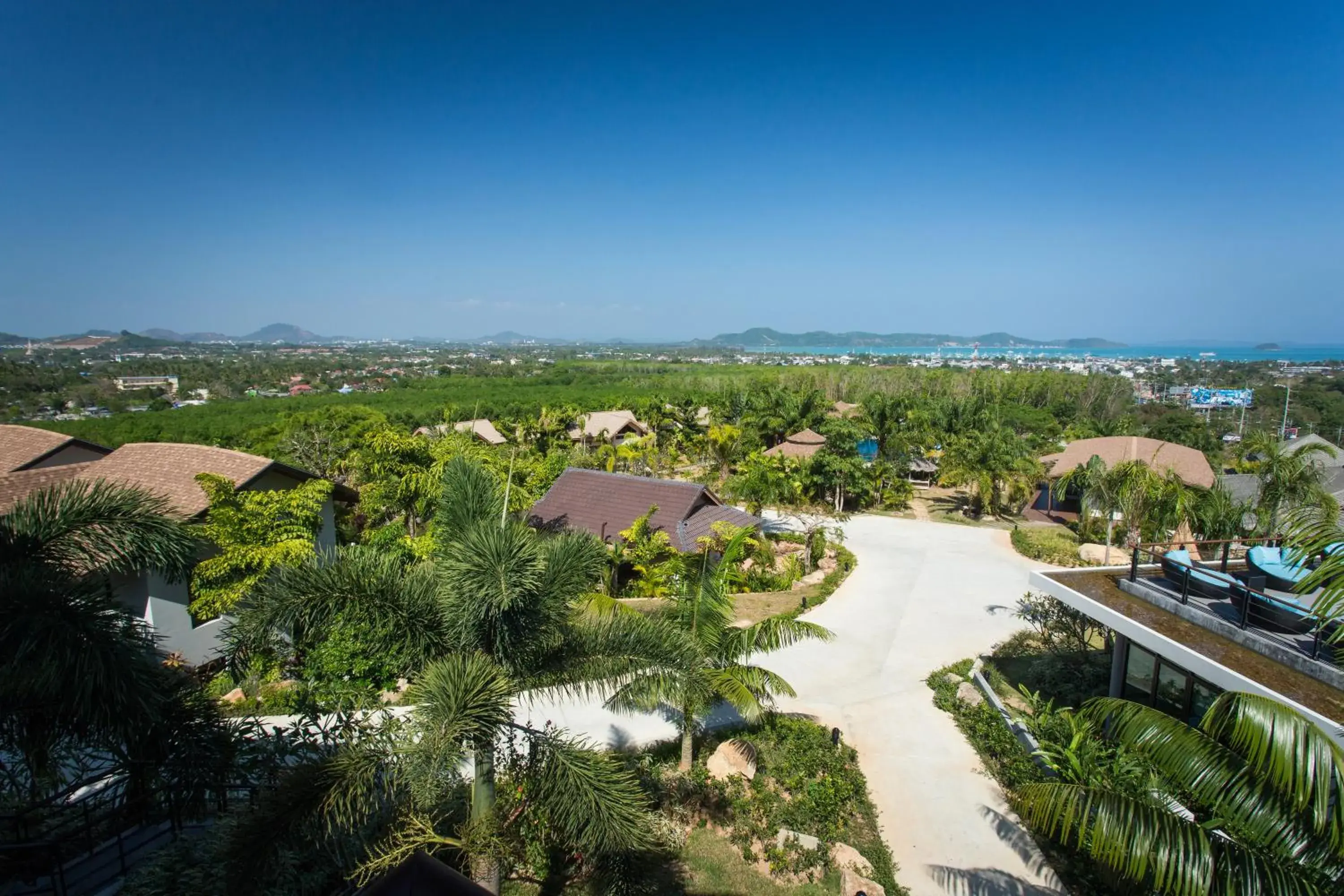 Bird's eye view in Chalong Chalet Resort Bird's eye view in Chalong Chalet Resort