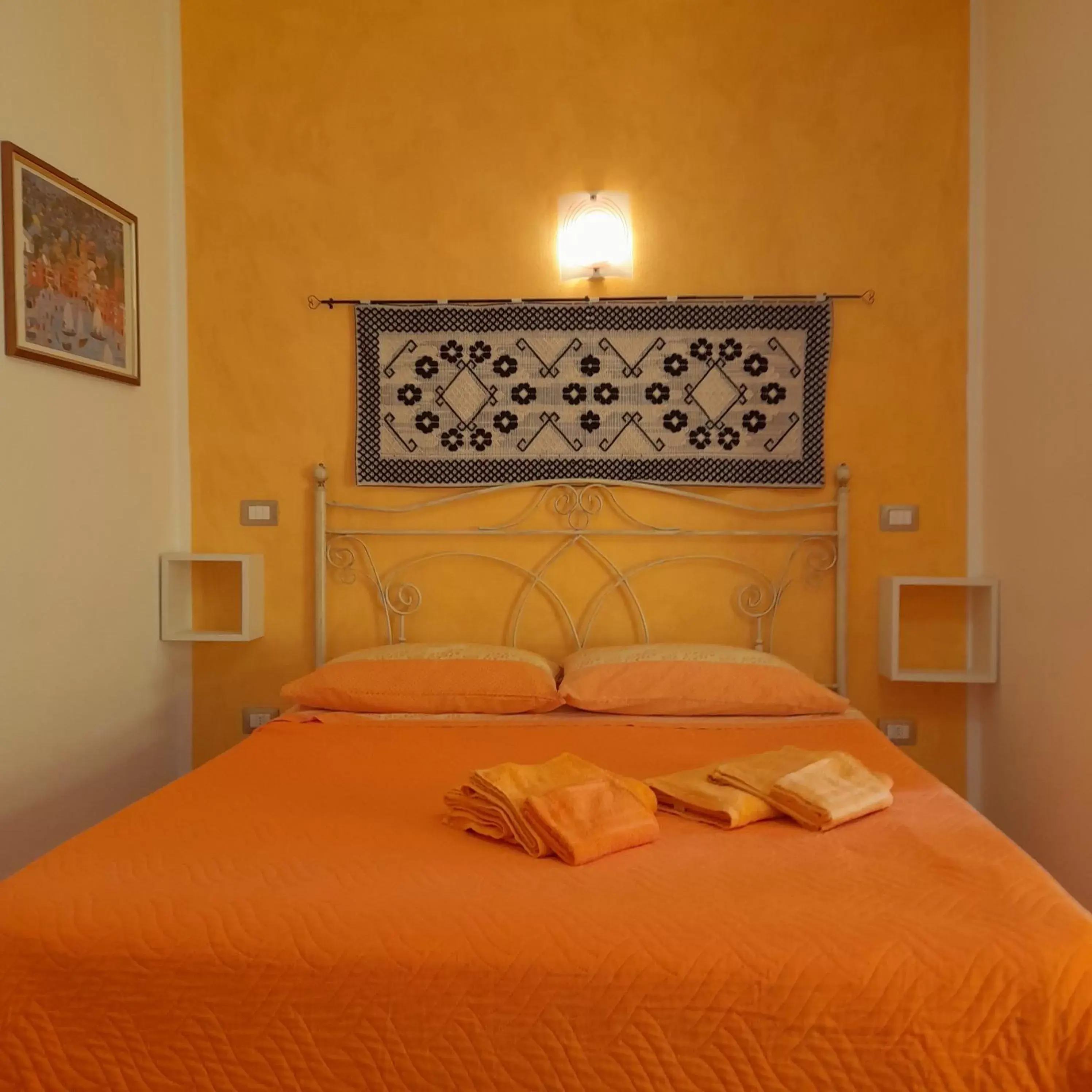 Bed in La Fortezza casa vacanze & appartament