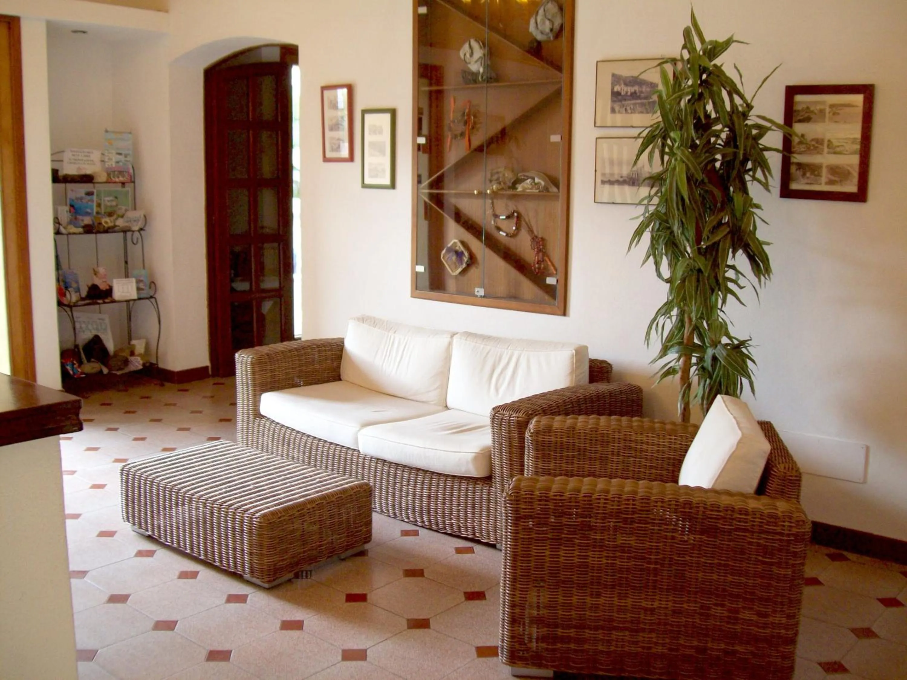 Lobby or reception in Hotel La Filadelfia