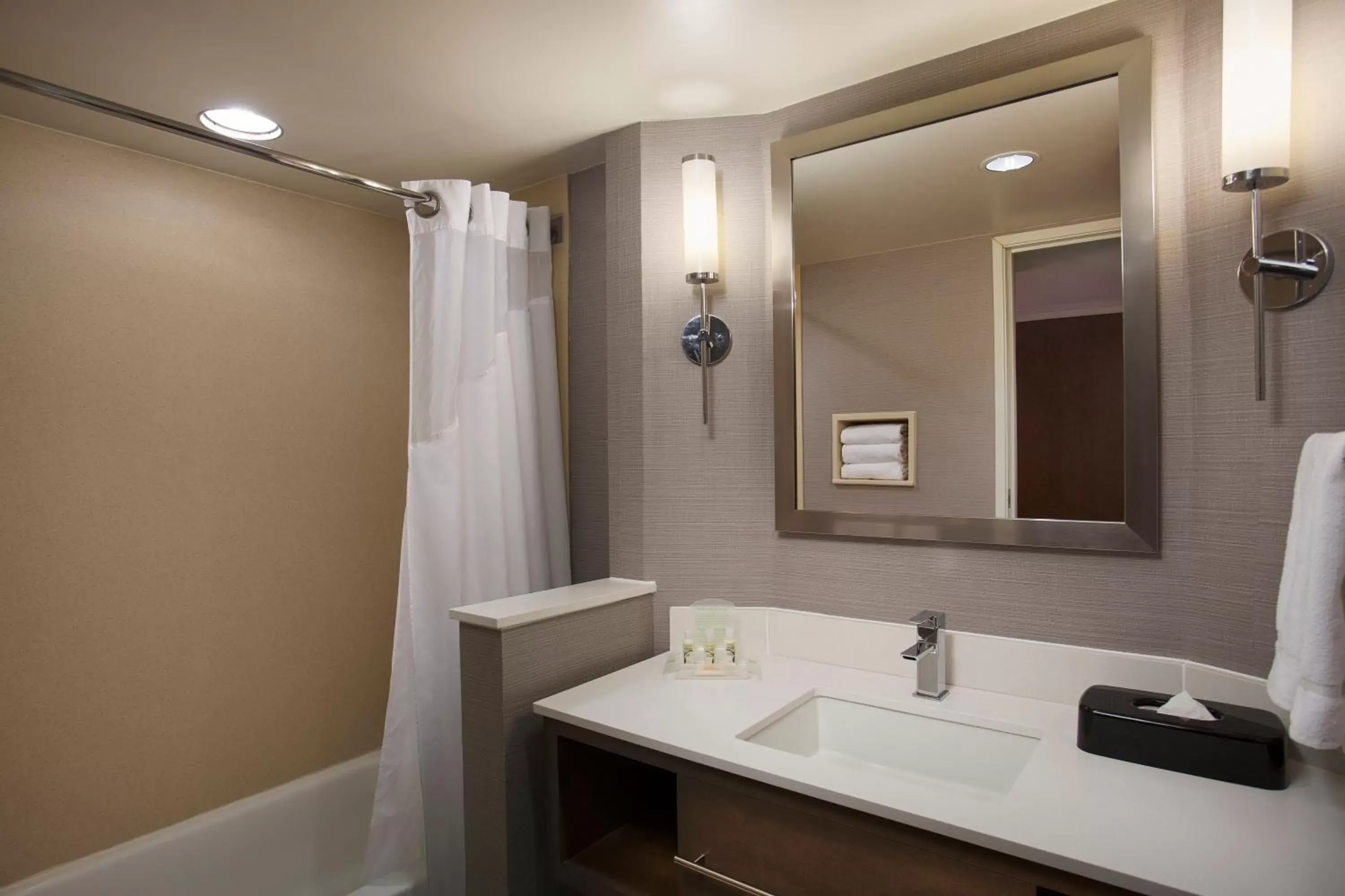 Bathroom in Holiday Inn Grand Rapids-Airport, an IHG Hotel