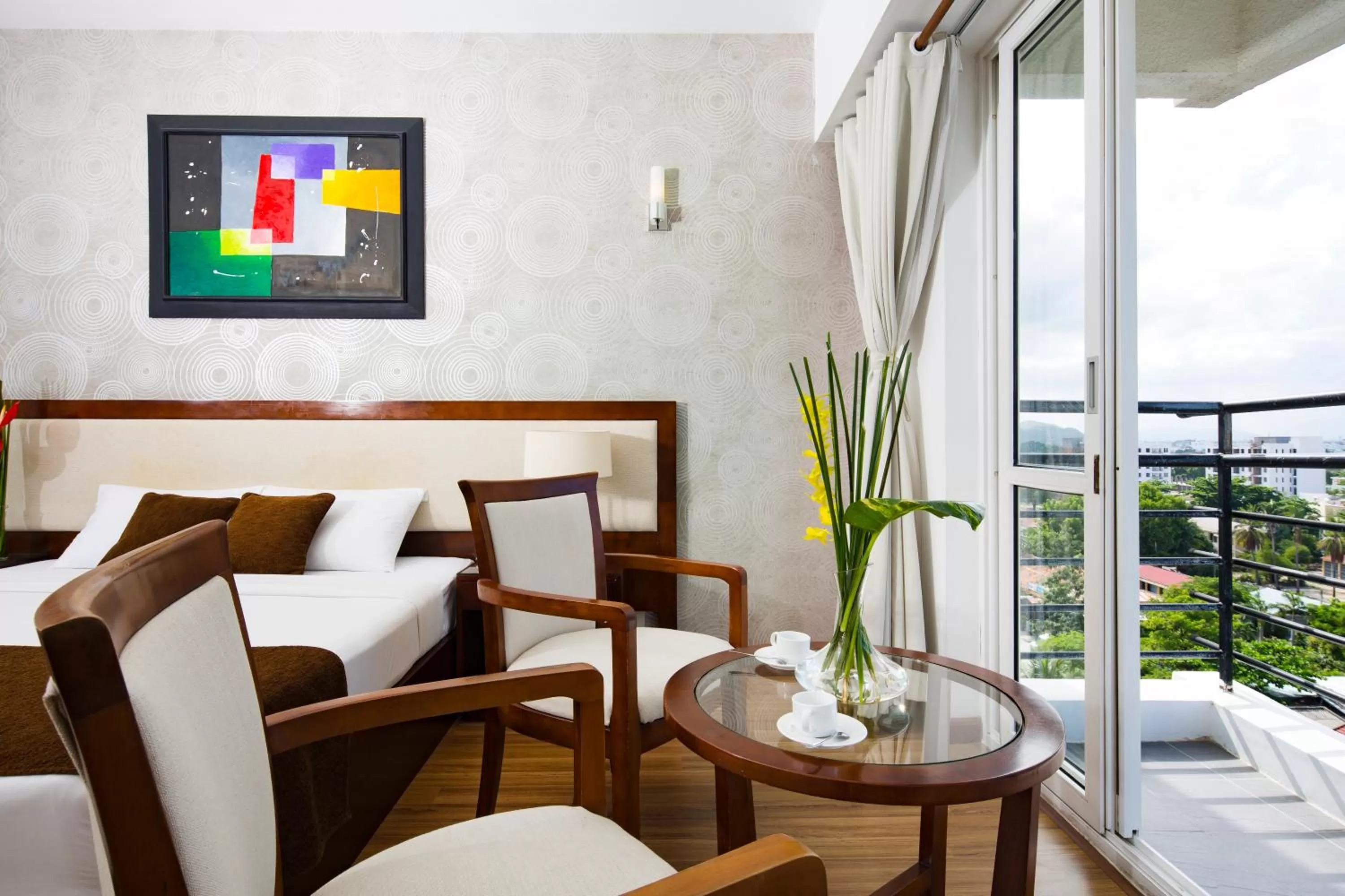 City view in Starlet Hotel