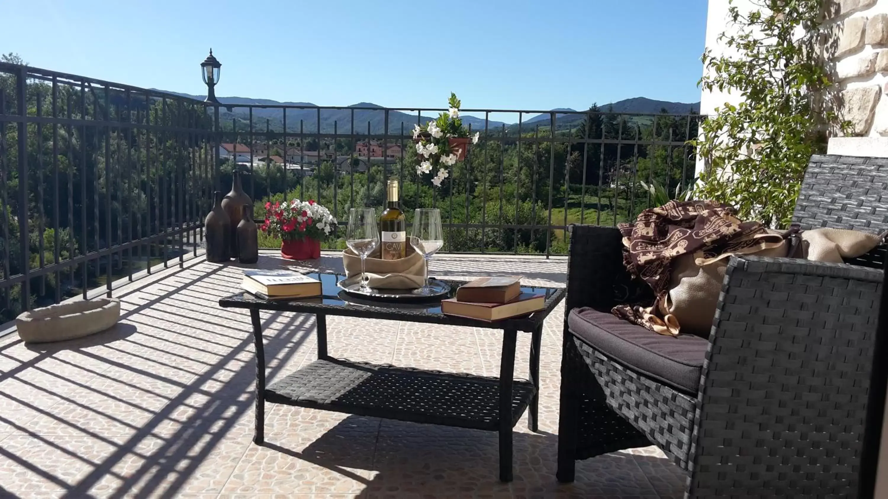 Balcony/Terrace in B&B Borgo Cortese